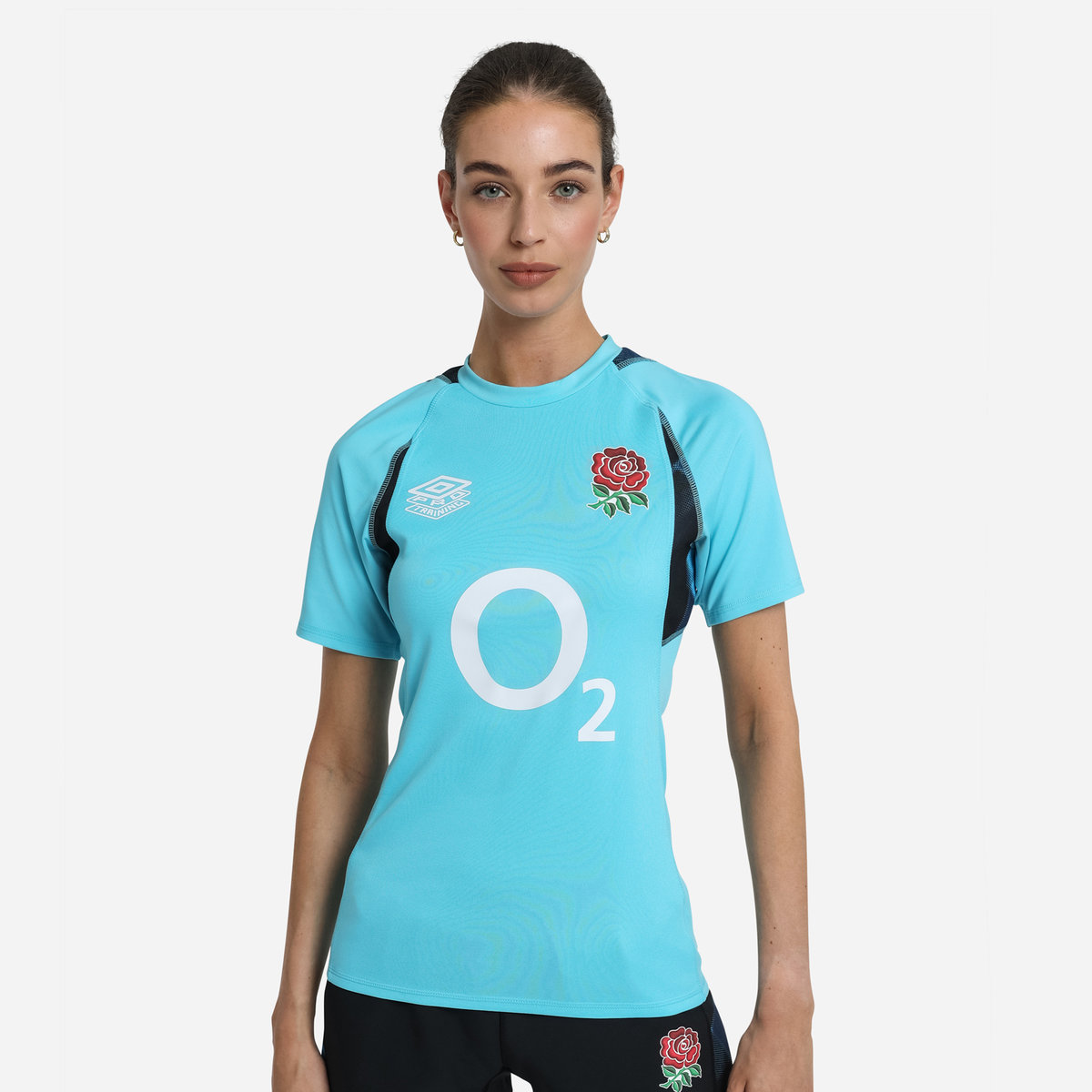 Blue / Black Umbro Teamwear - Umbro England Rugby Football 22/23 Training Jersey Jersey | CA-75143