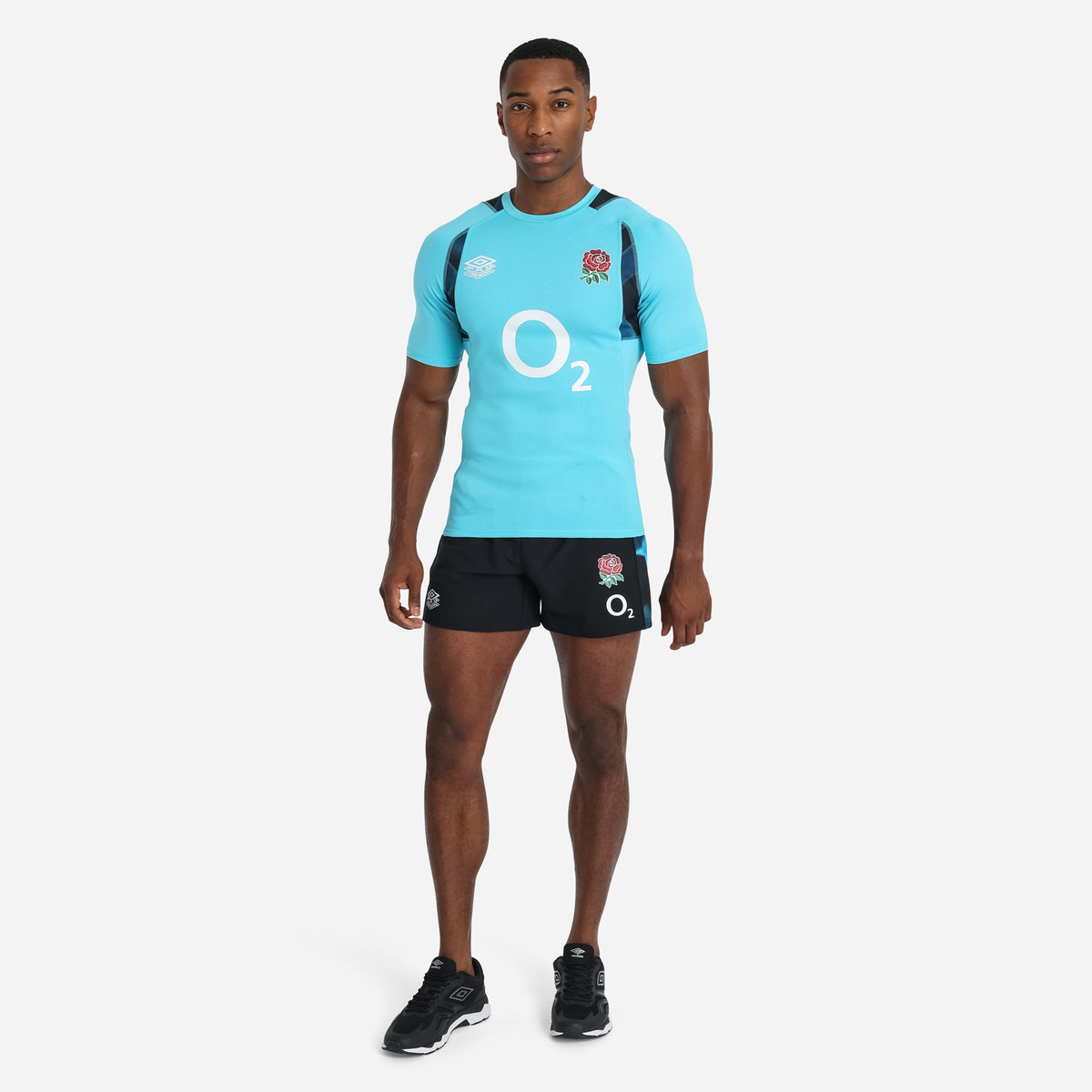 Blue / Black Umbro Teamwear - Umbro England Rugby Football 22/23 Training Jersey Jersey | CA-89065