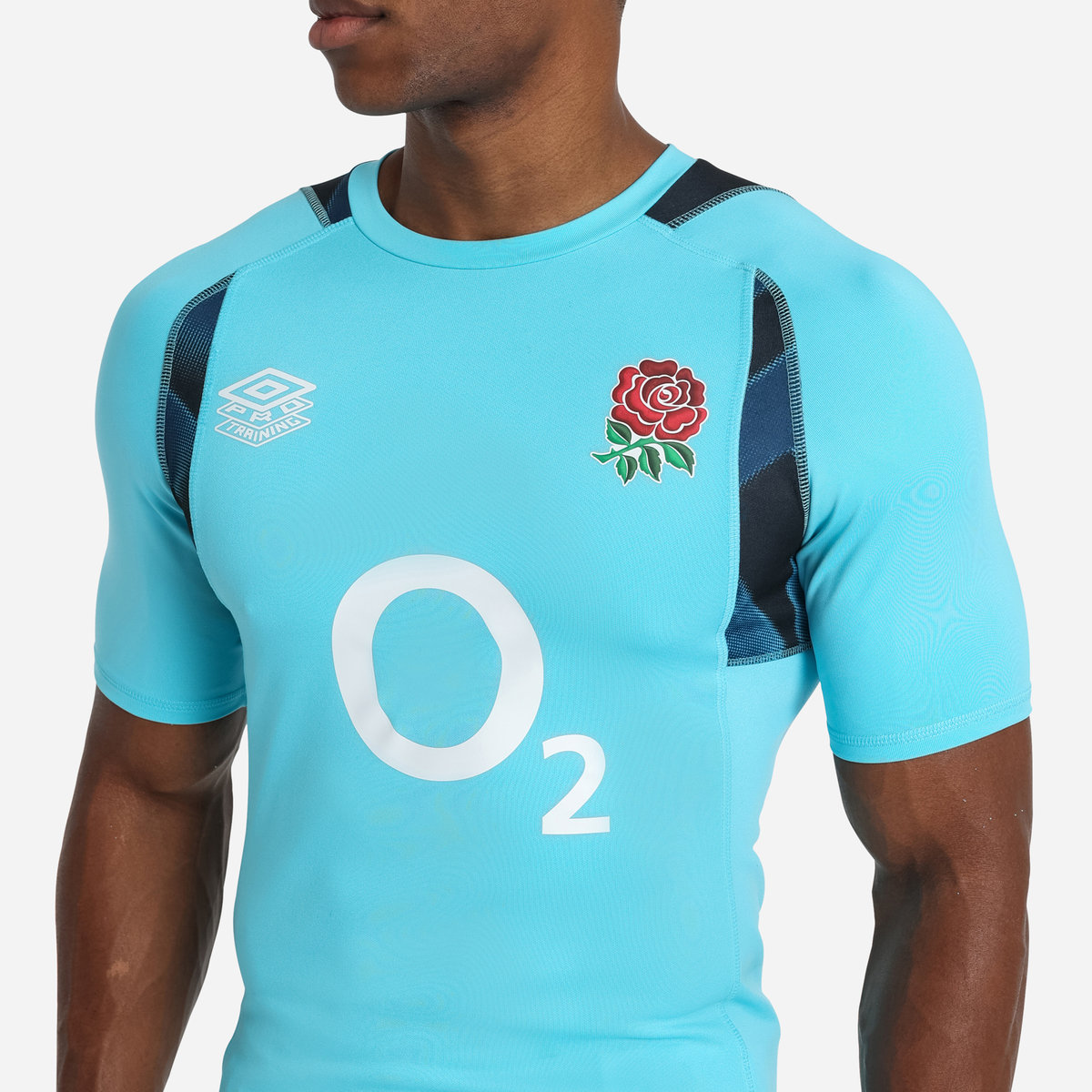 Blue / Black Umbro Teamwear - Umbro England Rugby Football 22/23 Training Jersey Jersey | CA-89065