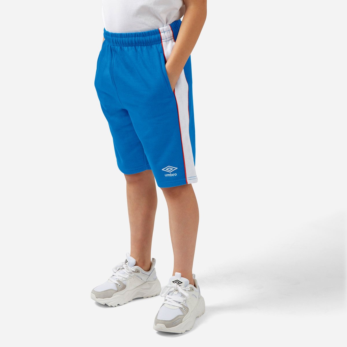 Blue Kids\' Umbro Contrast Jog Short Shorts | CA-38648