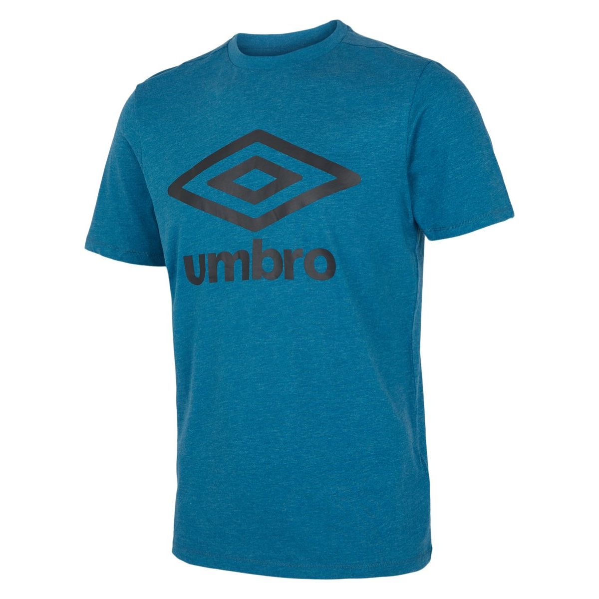 Blue Men\'s Umbro Large Cotton Logo Tee T Shirts | CA-08404