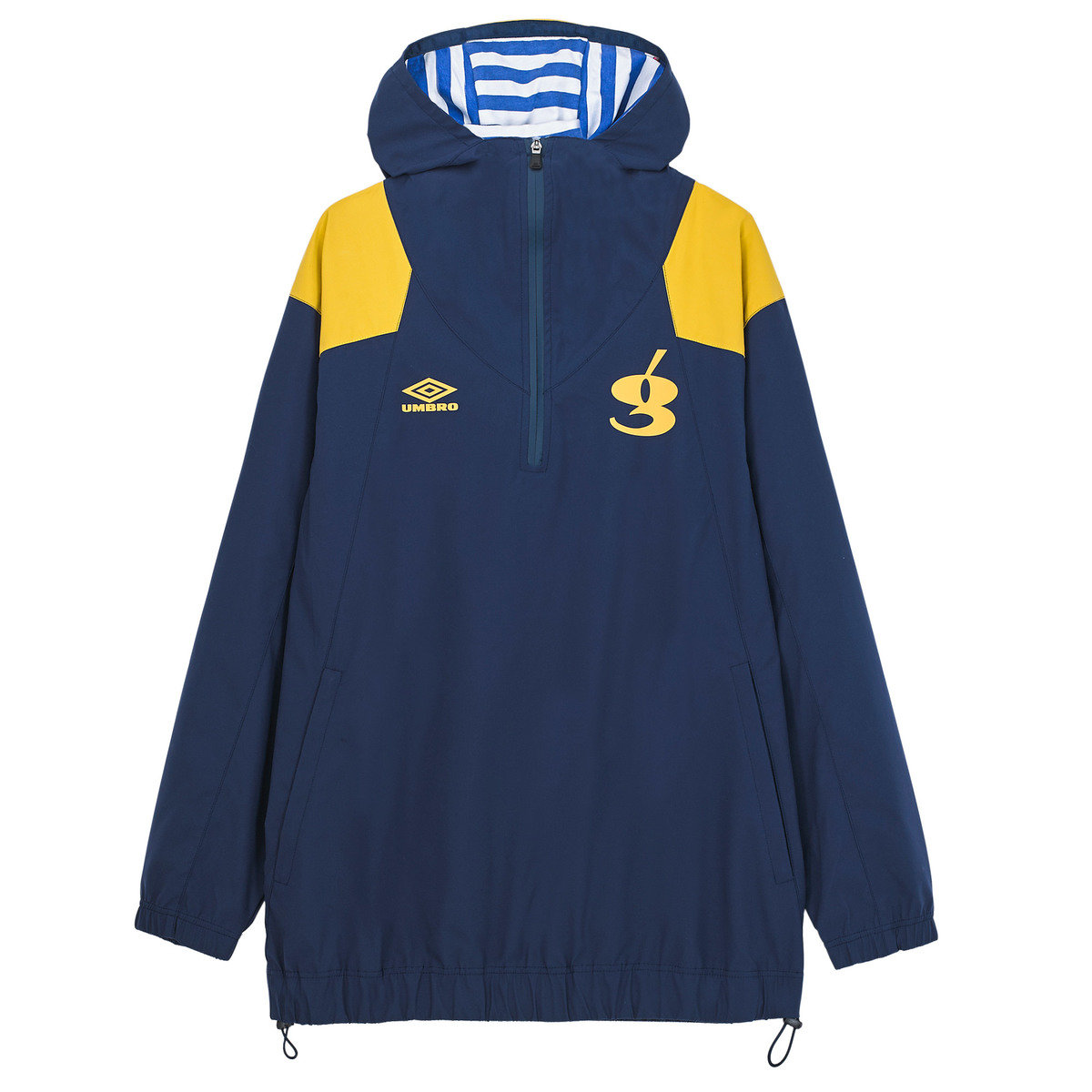 Blue / Mustard Men\'s Umbro Gio Goi Nautical Smock Sweaters | CA-06909