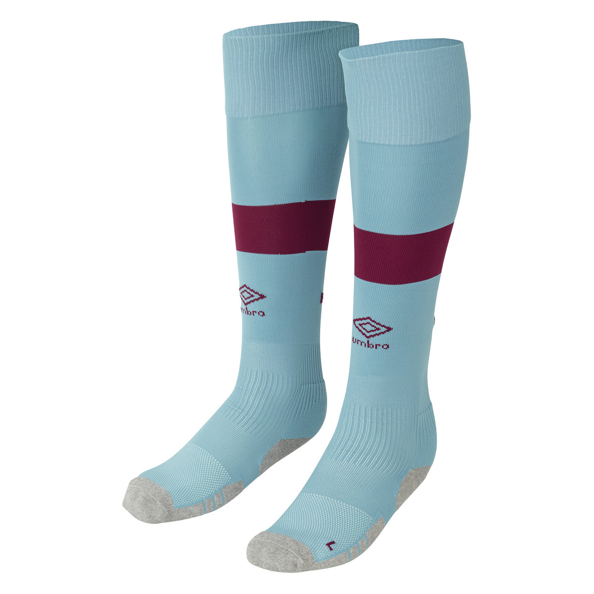 Blue Umbro Teamwear - Umbro Burnley FC Football 22/23 Away Sock Socks | CA-17119