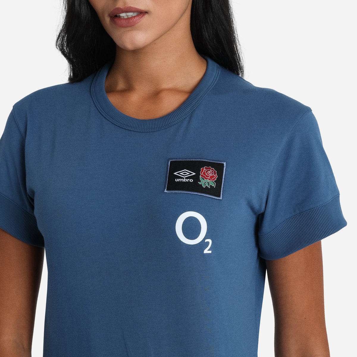 Blue Umbro Teamwear - Umbro England Rugby Football 22/23 CVC Tee T Shirts | CA-28678