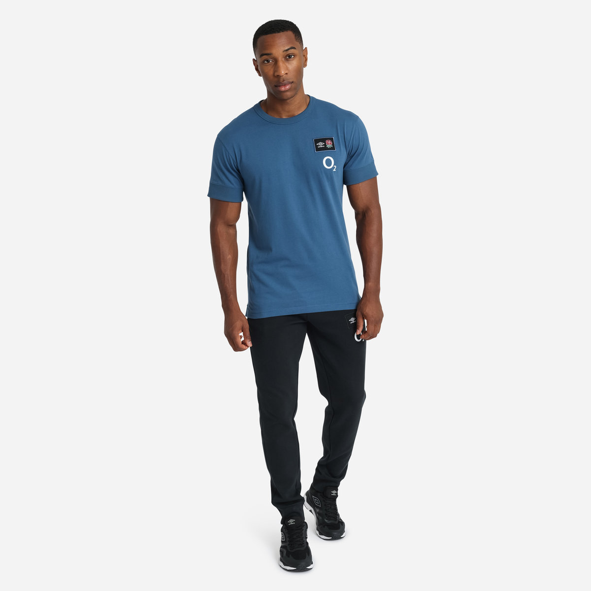 Blue Umbro Teamwear - Umbro England Rugby Football 22/23 CVC Tee T Shirts | CA-87683