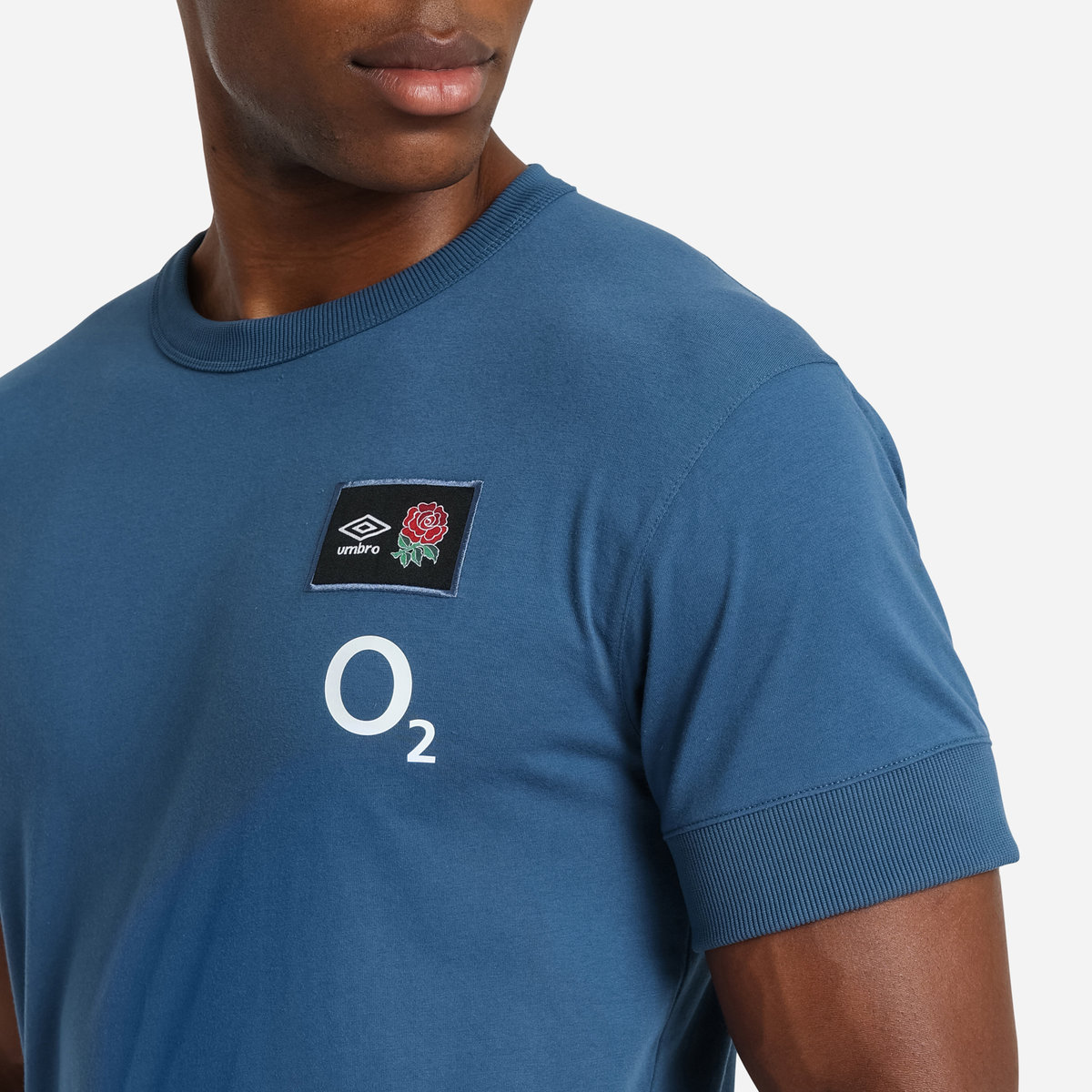 Blue Umbro Teamwear - Umbro England Rugby Football 22/23 CVC Tee T Shirts | CA-87683