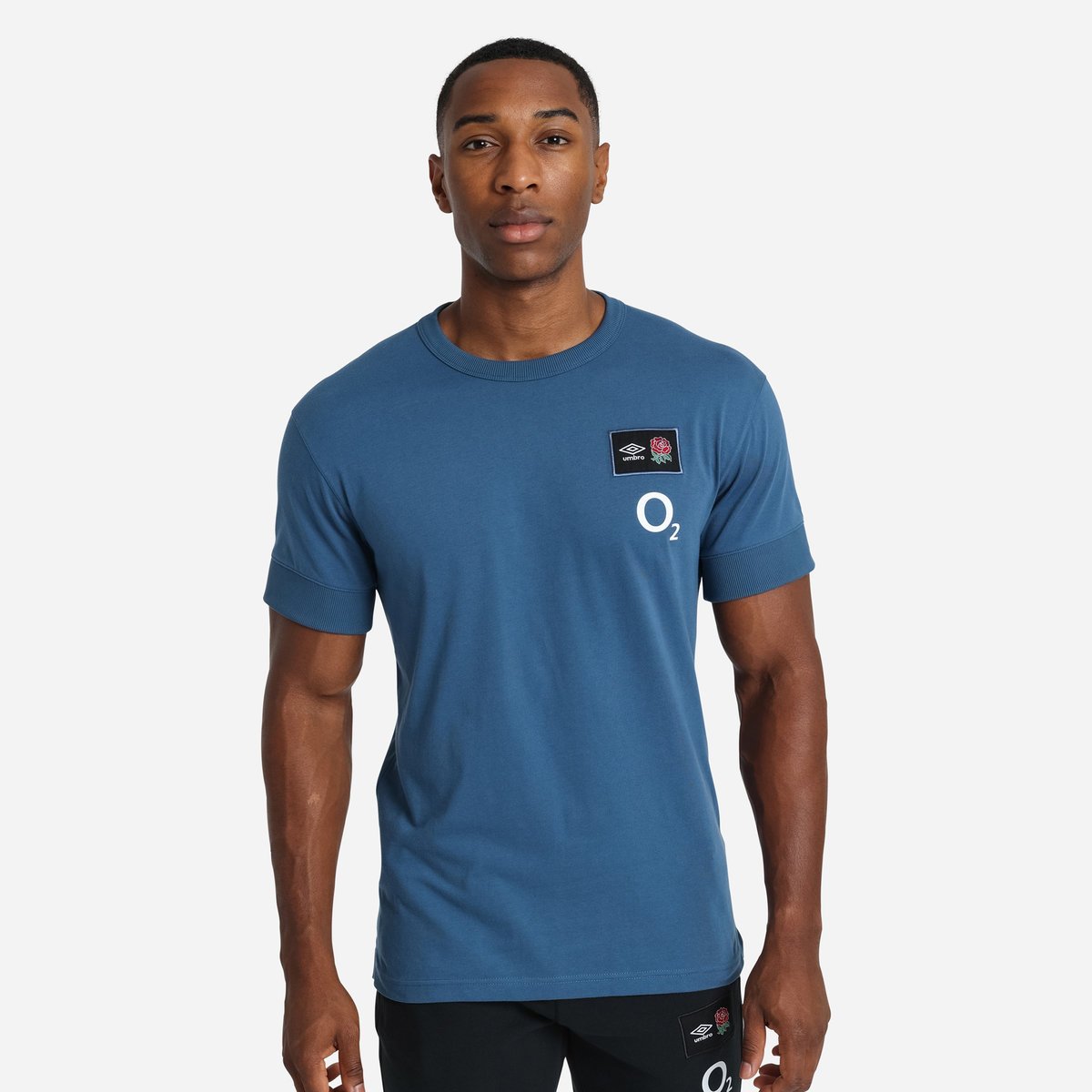 Blue Umbro Teamwear - Umbro England Rugby Football 22/23 CVC Tee T Shirts | CA-87683