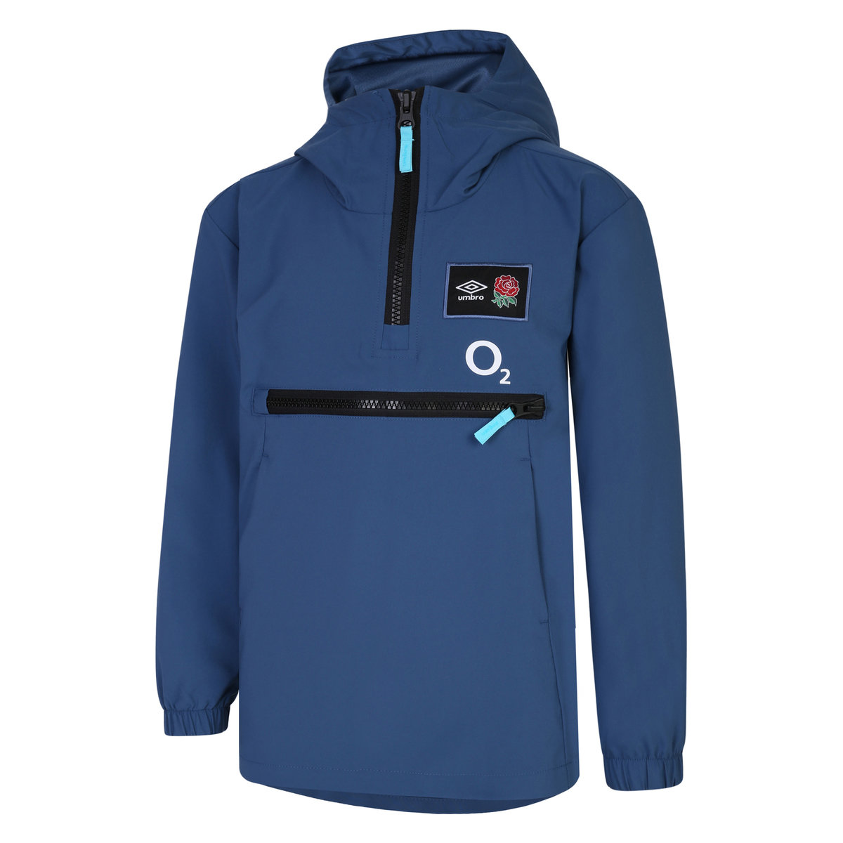 Blue Umbro Teamwear - Umbro England Rugby Football 22/23 Cagoule Junior Jackets | CA-29943