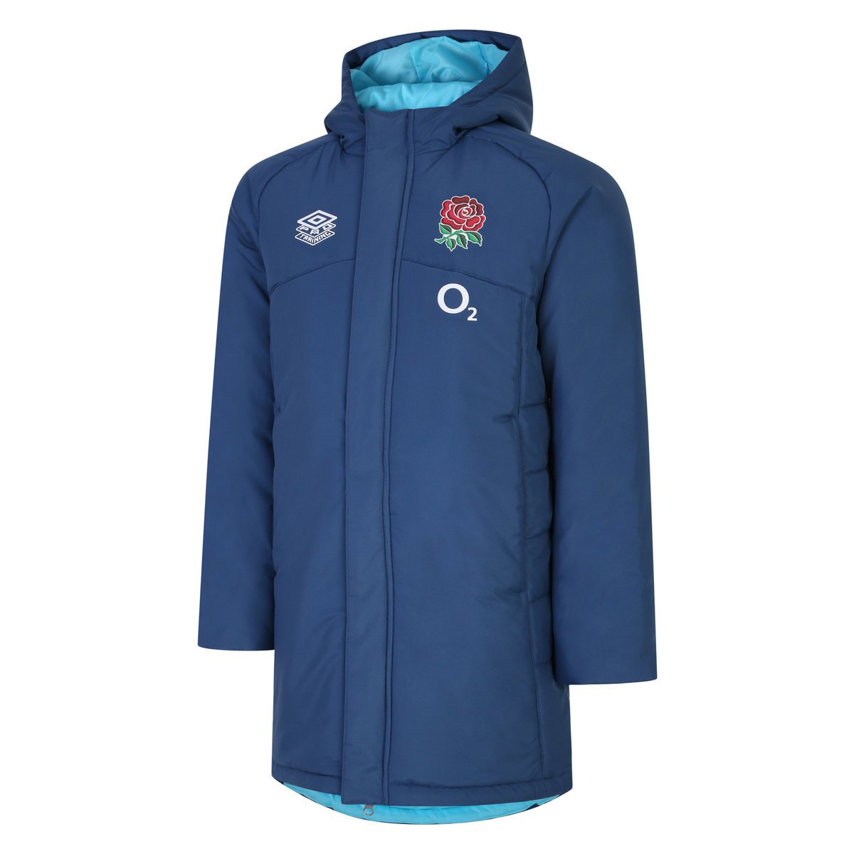 Blue Umbro Teamwear - Umbro England Rugby Football 22/23 Padded Jacket Junior Jackets | CA-13585