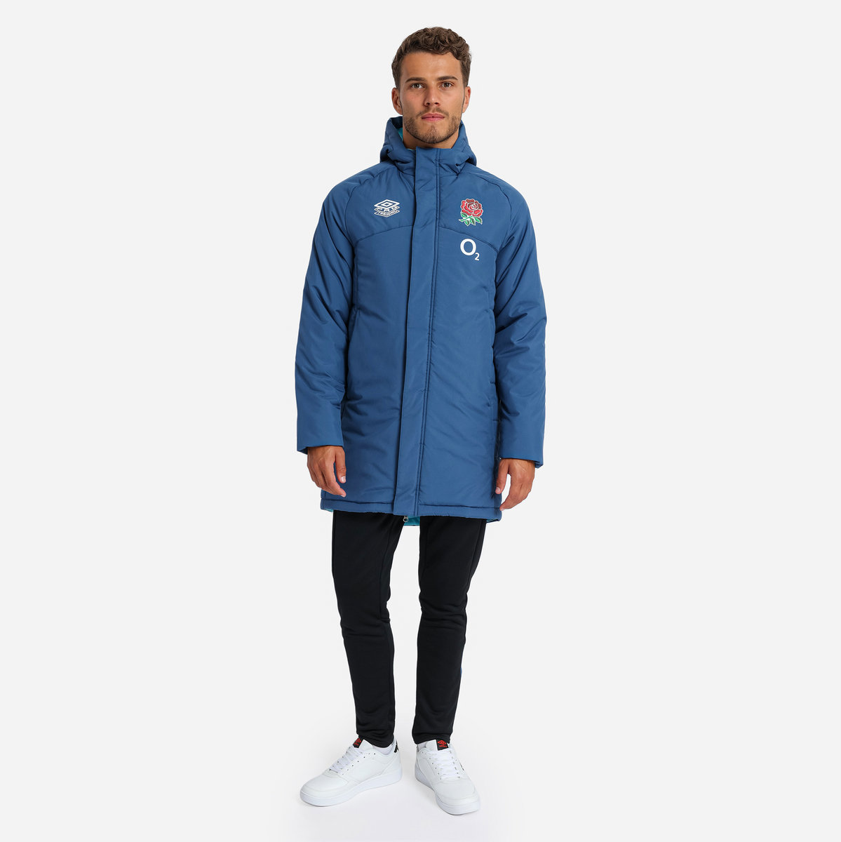 Blue Umbro Teamwear - Umbro England Rugby Football 22/23 Padded Jacket Jackets | CA-67811