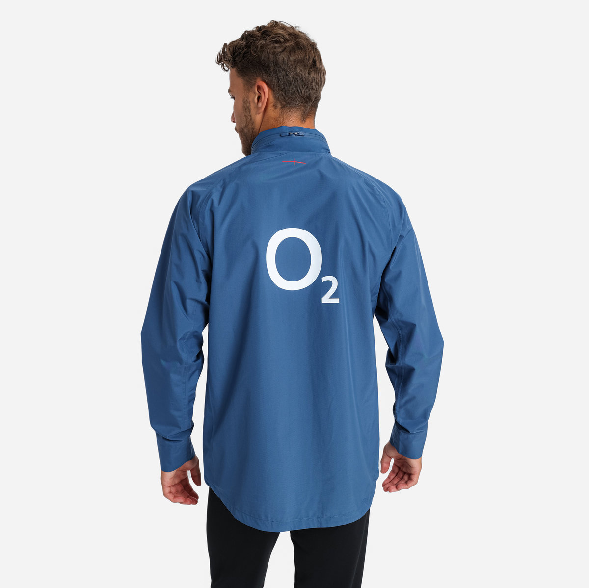 Blue Umbro Teamwear - Umbro England Rugby Football 22/23 Rain Jacket Jackets | CA-37449