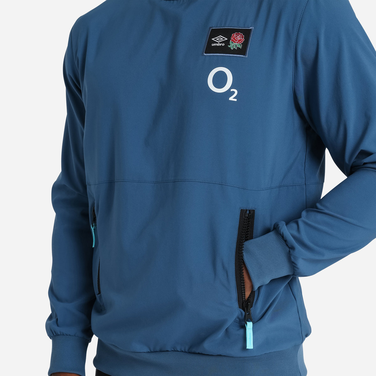 Blue Umbro Teamwear - Umbro England Rugby Football 22/23 Woven Sweat Sweats | CA-21586