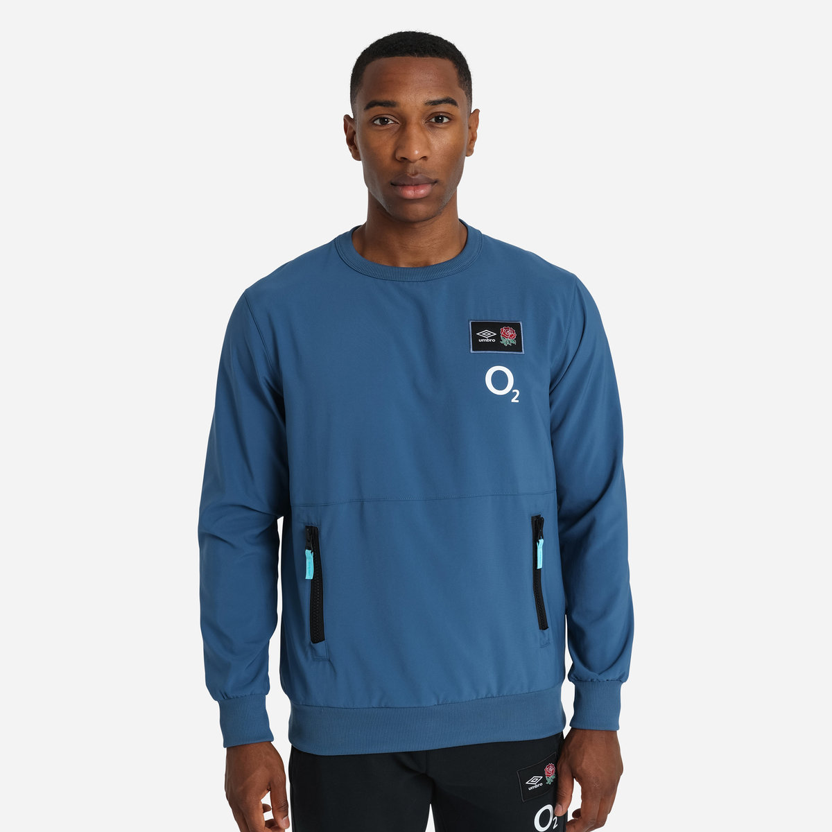 Blue Umbro Teamwear - Umbro England Rugby Football 22/23 Woven Sweat Sweats | CA-21586