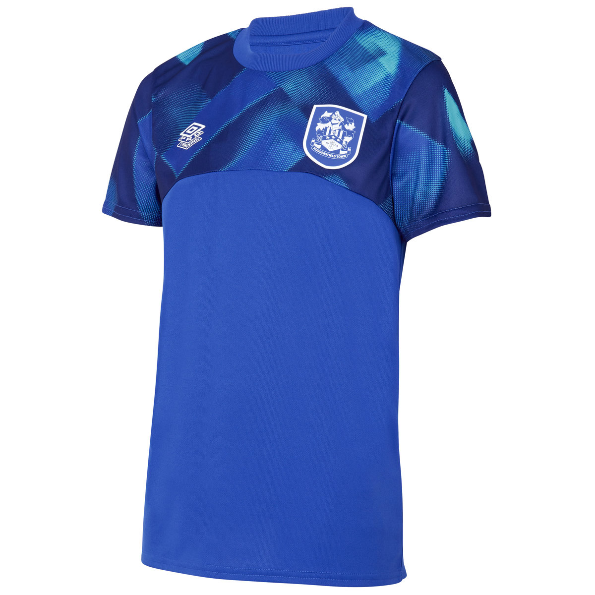 Blue Umbro Teamwear - Umbro Huddersfield Town Football 22/23 Warm Up Jersey Junior Jersey | CA-29341