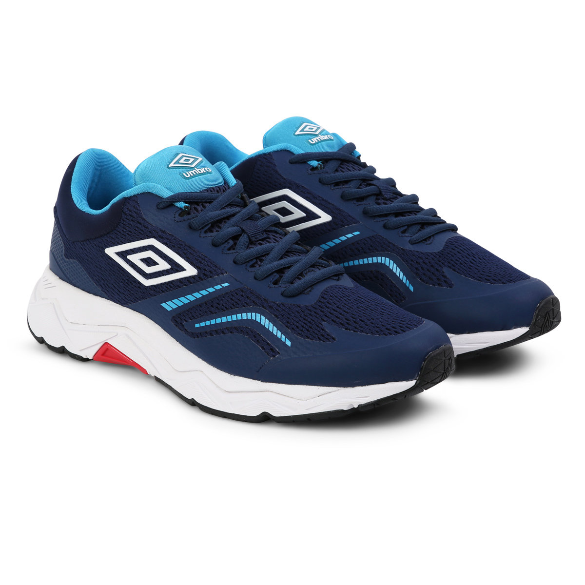 Blue / White / Blue Umbro Football Williams Impulsa Running Shoe Running Trainers | CA-38383