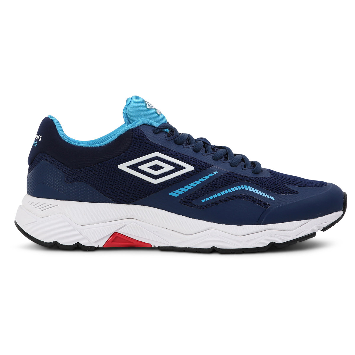 Blue / White / Blue Umbro Football Williams Impulsa Running Shoe Running Trainers | CA-38383