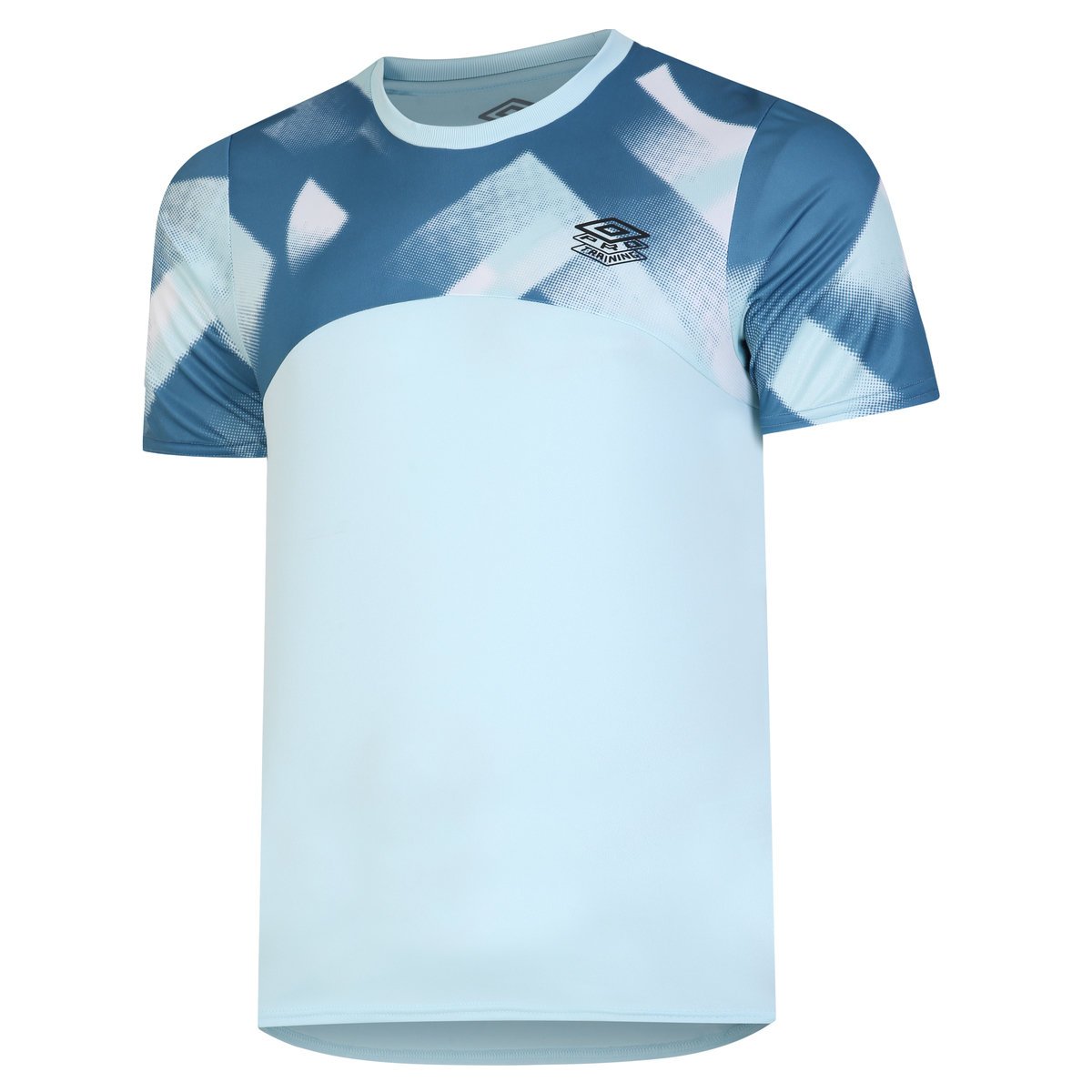 Blue / White Men's Umbro Pro Training Gym Tee T Shirts | CA-04315