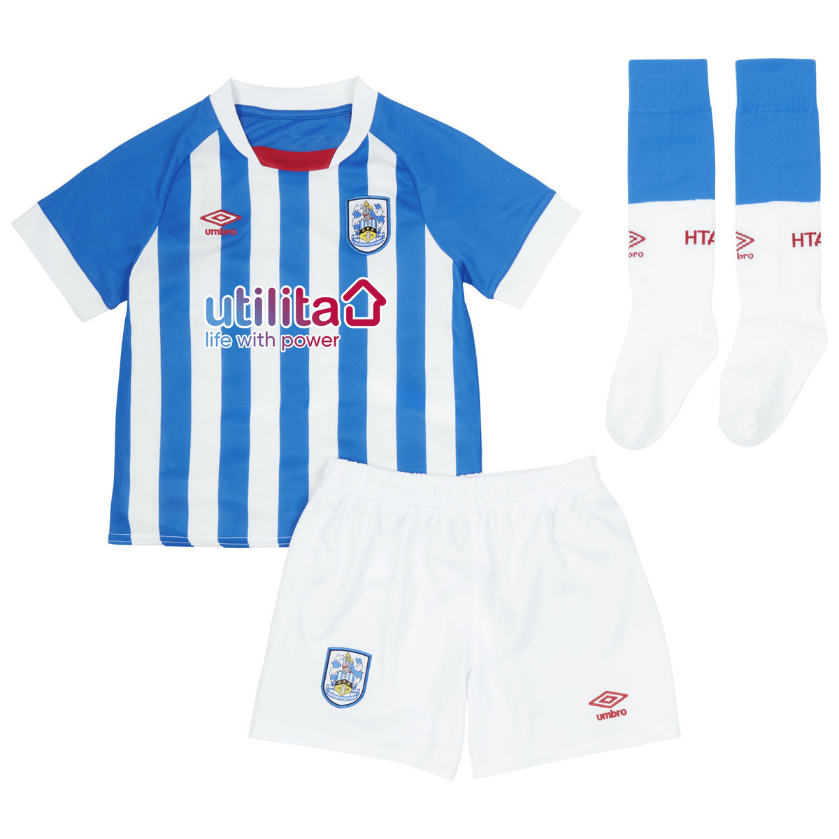 Blue / White Umbro Teamwear - Umbro Huddersfield Town Football 22/23 Infant Kit Jersey | CA-46028