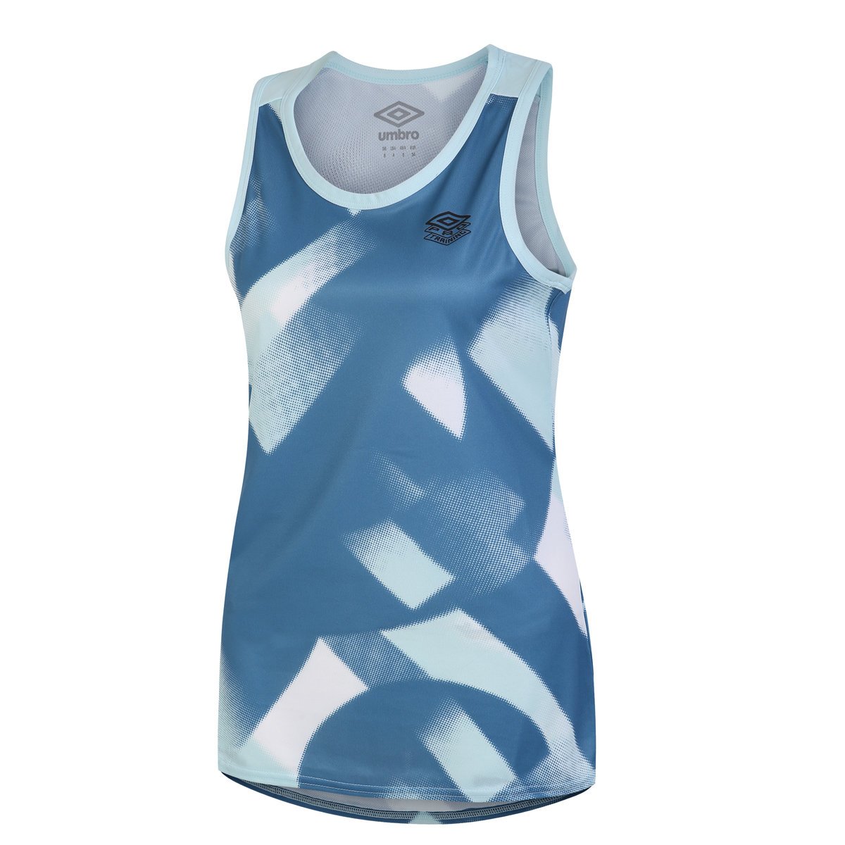 Blue / White Women\'s Umbro Pro Training Gym Vest Vests | CA-60345