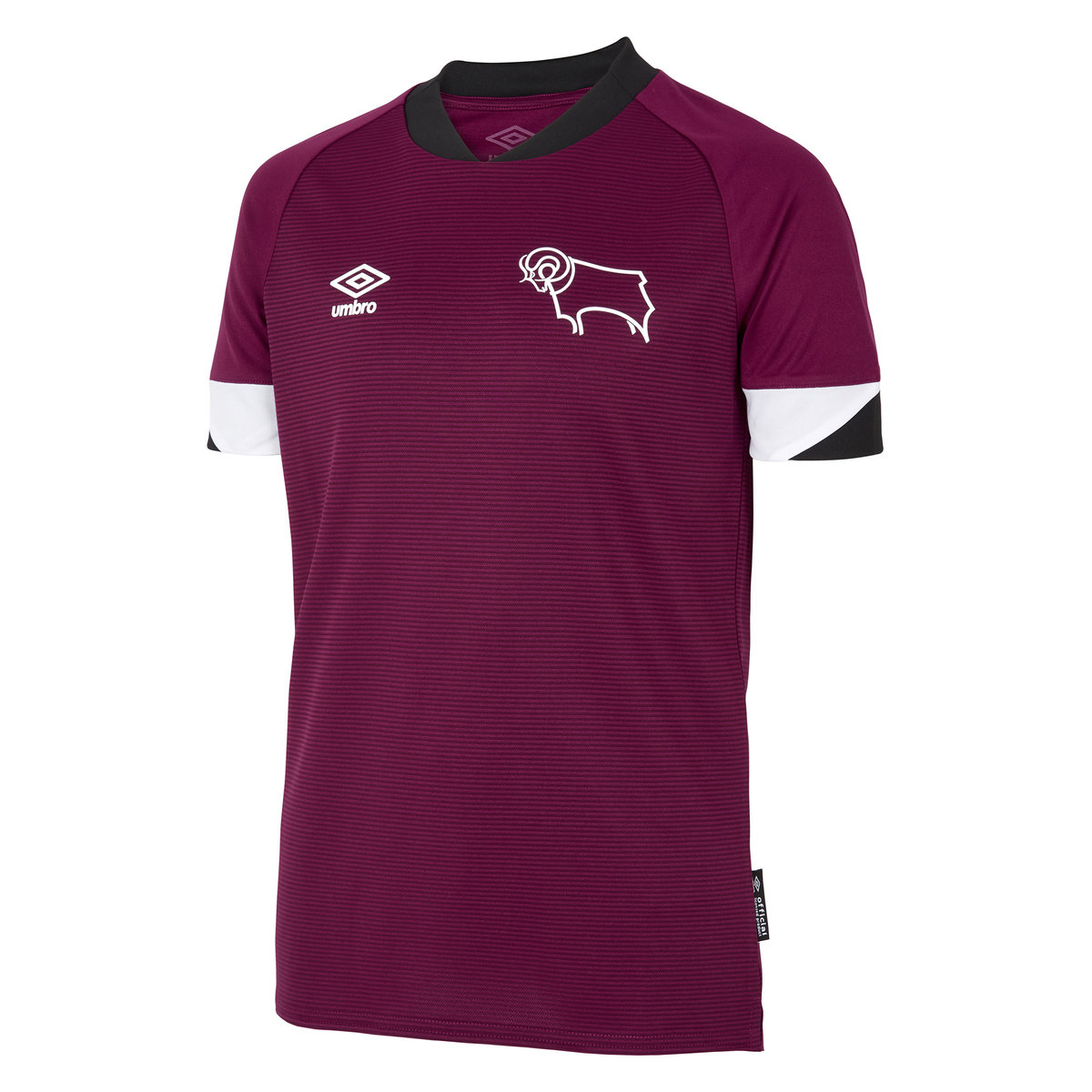 Burgundy Umbro Football Derby County 22/23 Third Jersey Junior Football Jersey | CA-91172