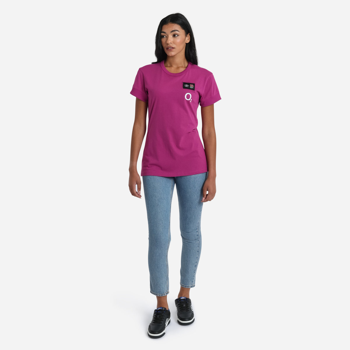 Burgundy Umbro Teamwear - Umbro England Rugby Football 22/23 CVC Tee T Shirts | CA-56560