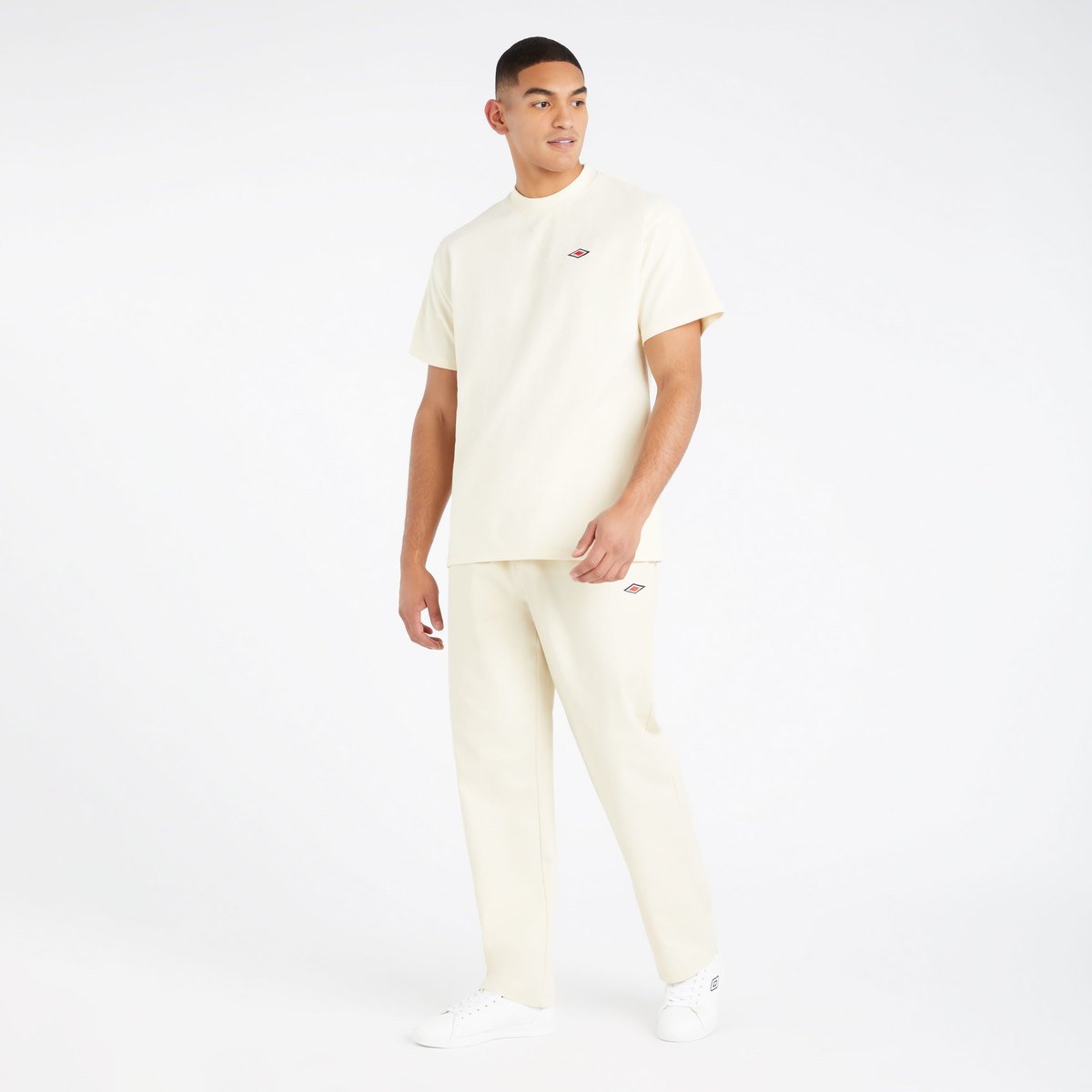 Cream Men's Umbro Straight Leg Pants Trousers | CA-34449