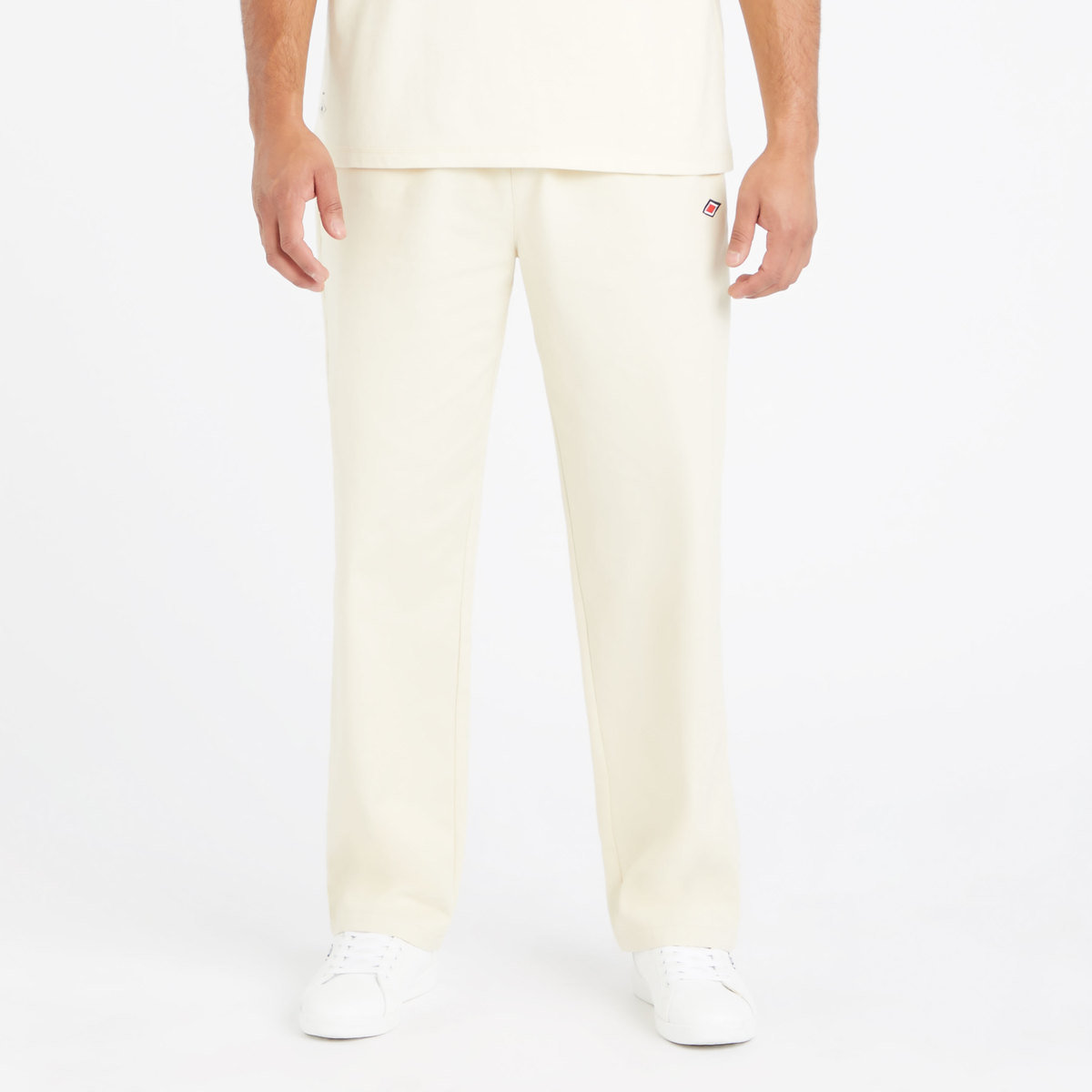 Cream Men\'s Umbro Straight Leg Pants Trousers | CA-34449