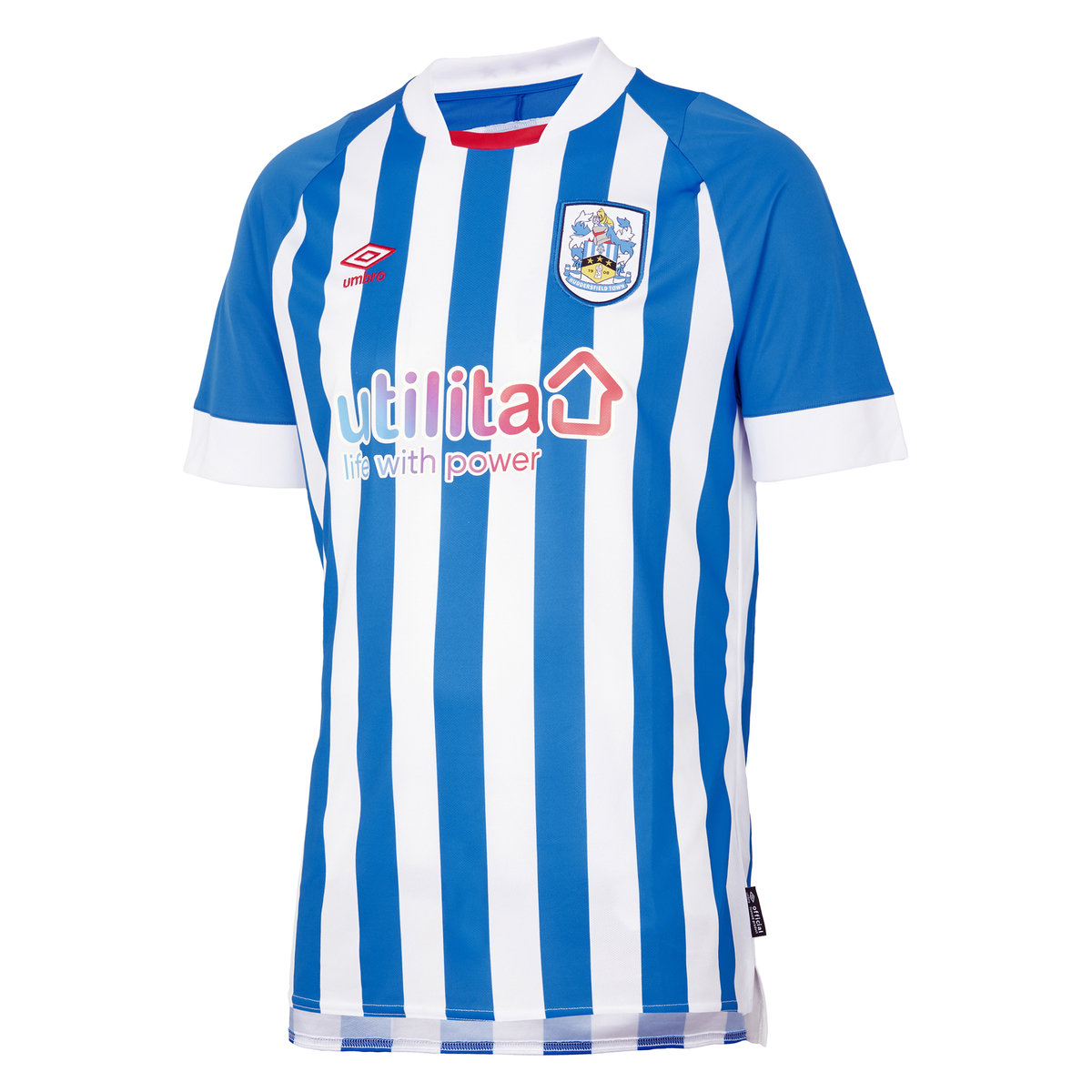 Dark Blue / White Umbro Teamwear - Umbro Huddersfield Town Football 22/23 Home Jersey Jersey | CA-84551