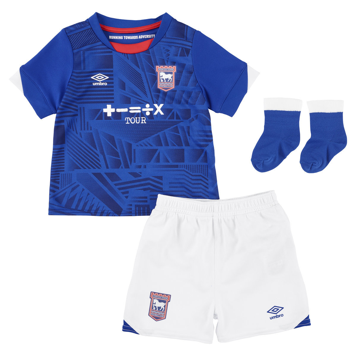 Dark Blue / White Umbro Football Ipswich Town 22/23 Home Baby Kit Jersey | CA-60098