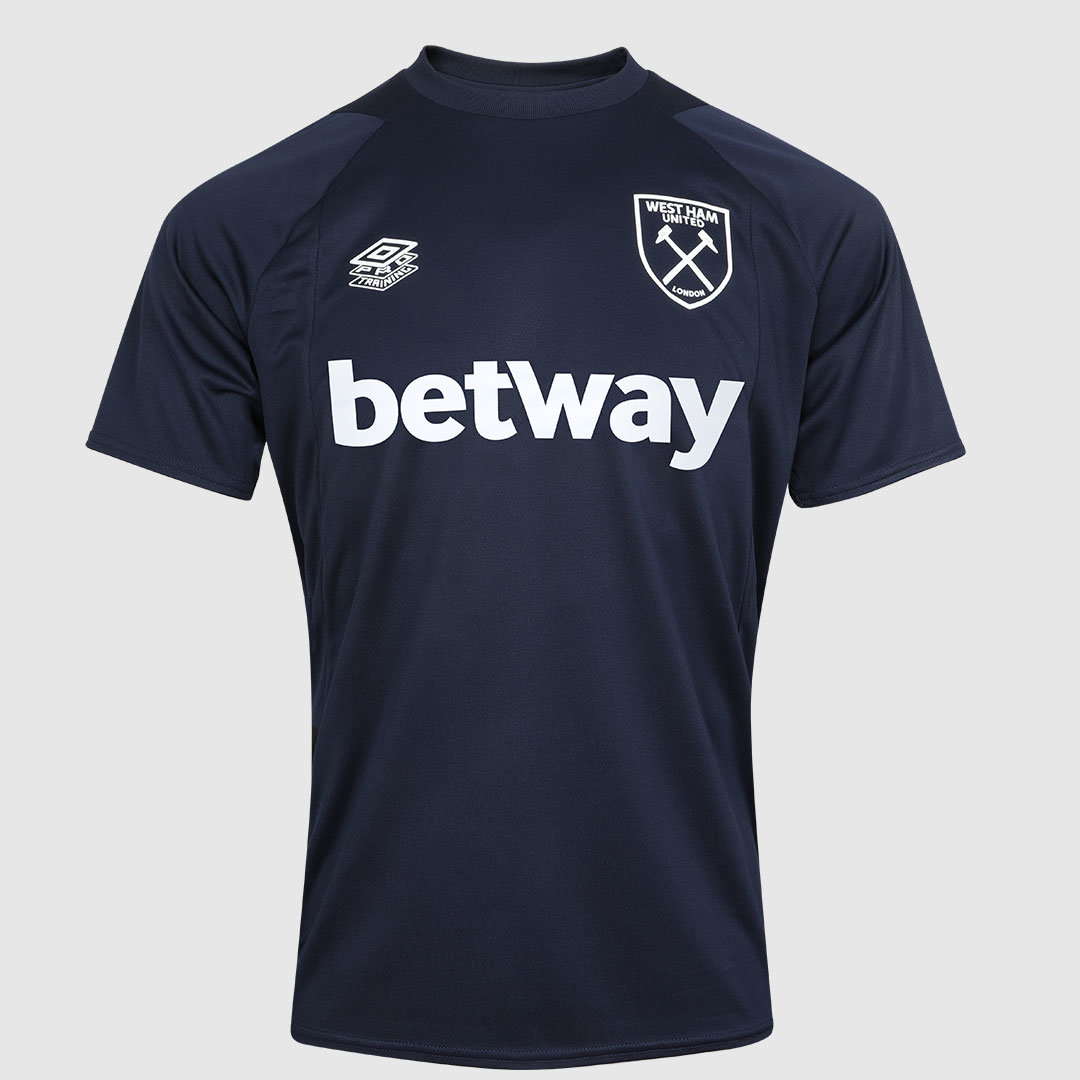 Dark Navy / Red Umbro Football West Ham Utd 22/23 Training Jersey Jersey | CA-17048