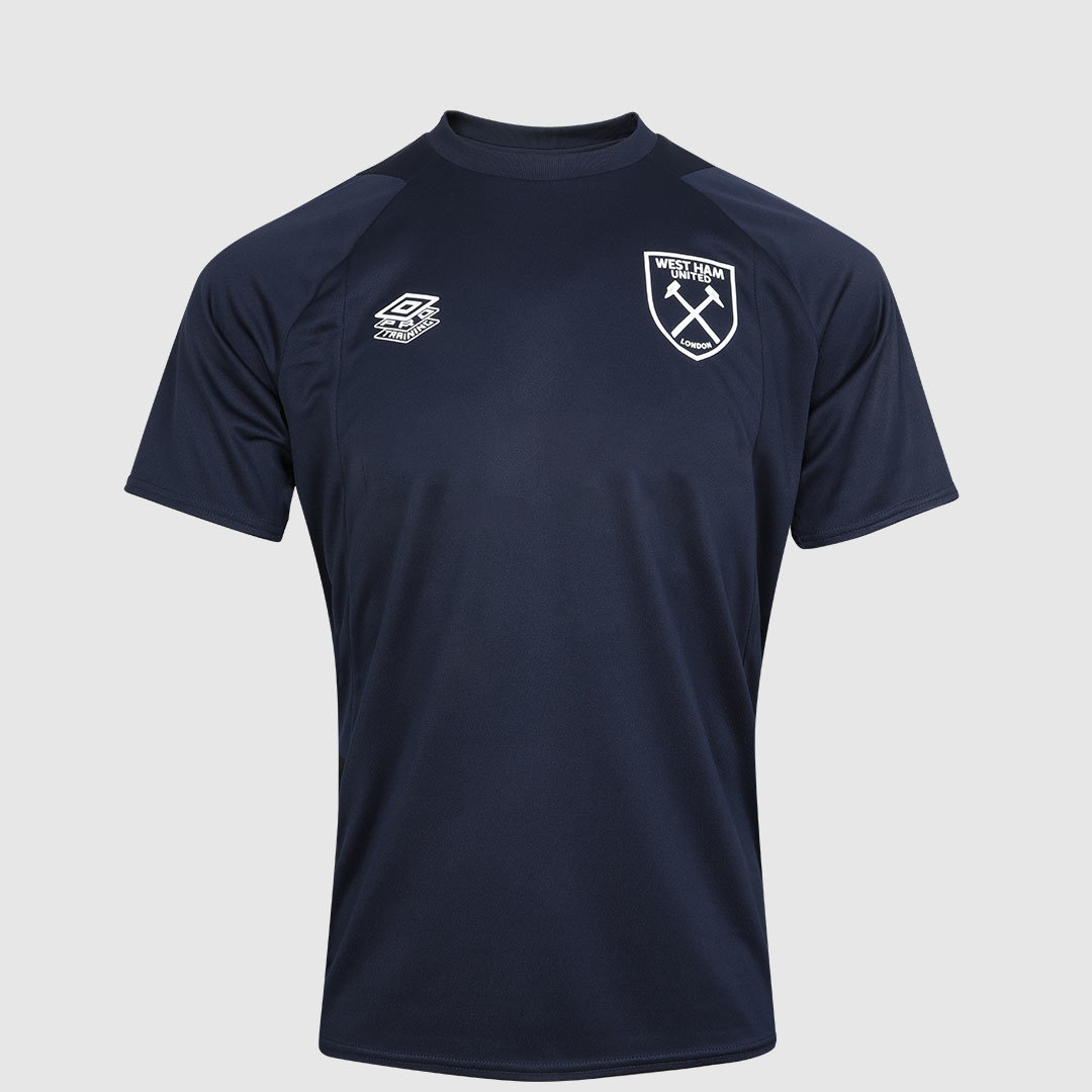 Dark Navy / Red Umbro Football West Ham Utd 22/23 Training Jersey Junior Jersey | CA-20918