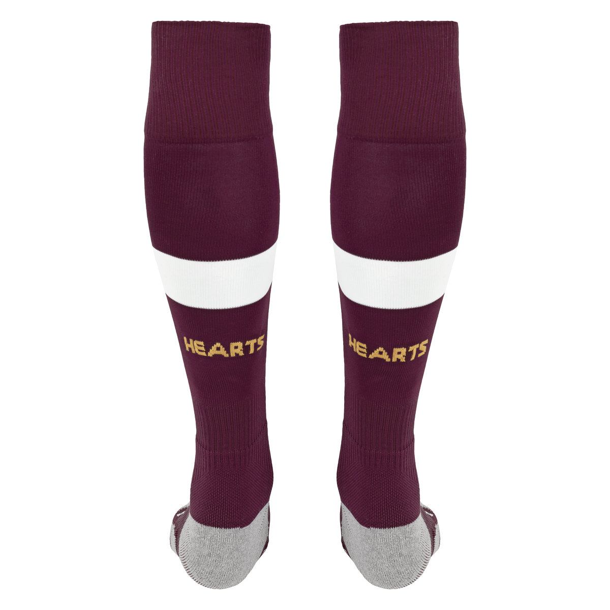 Dark Red Umbro Football Heart Of Midlothian F.c. 22/23 Home Sock Socks | CA-43330