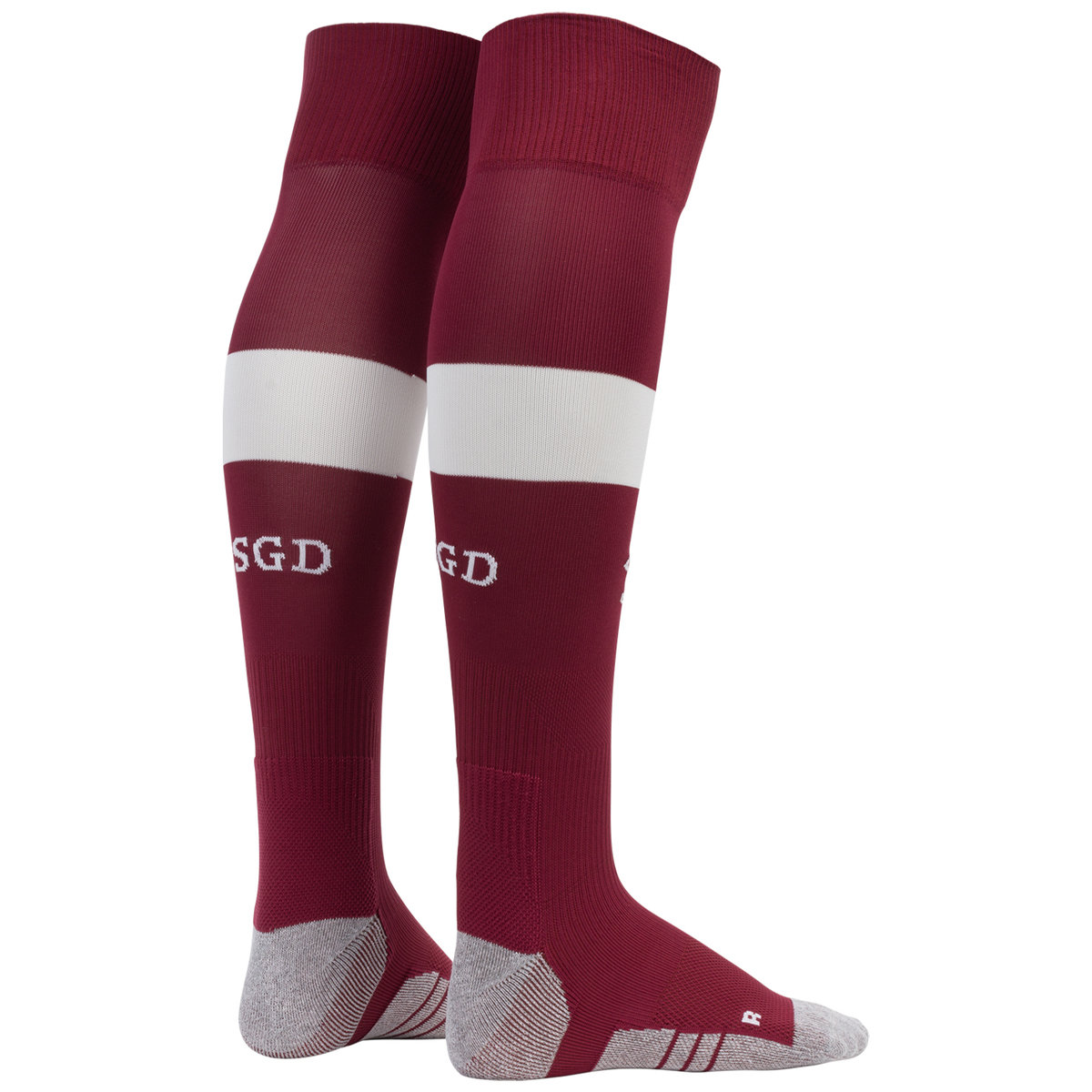 Dark Red / White Umbro Teamwear - Umbro Dynamo Dresden Football 22/23 Third Sock Football Socks | CA-10088