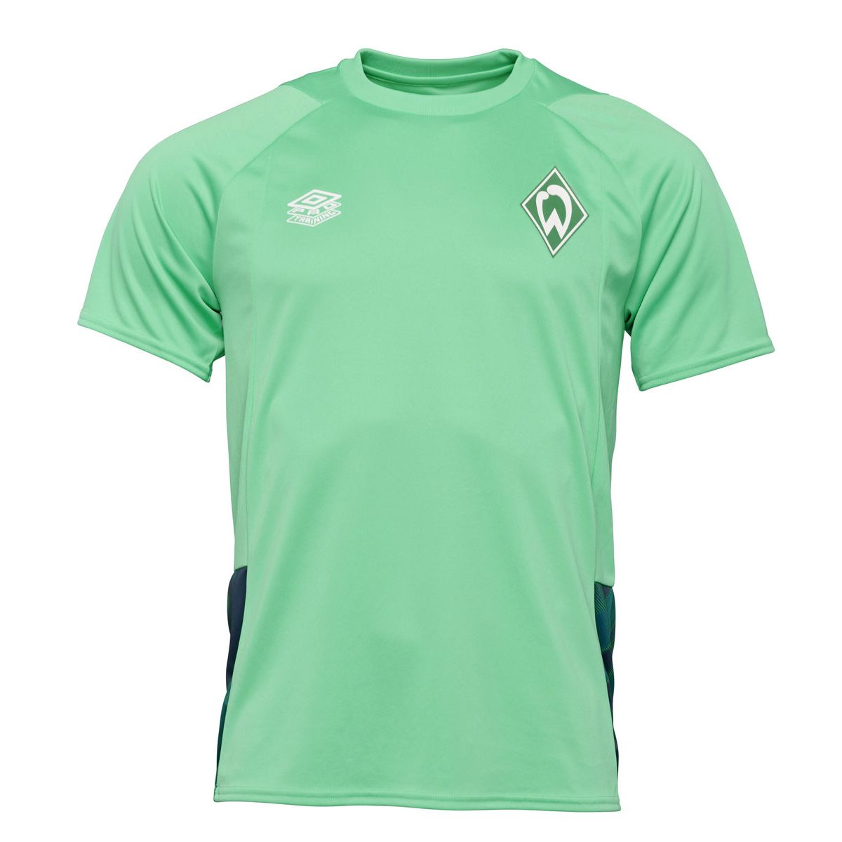 Green / Deep Green Umbro Teamwear - Umbro Werder Bremen Football 22/23 Training Jersey Junior Football Jersey | CA-26827