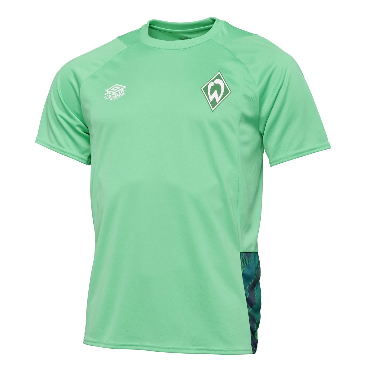 Green / Deep Green Umbro Teamwear - Umbro Werder Bremen Football 22/23 Training Jersey Junior Football Jersey | CA-26827