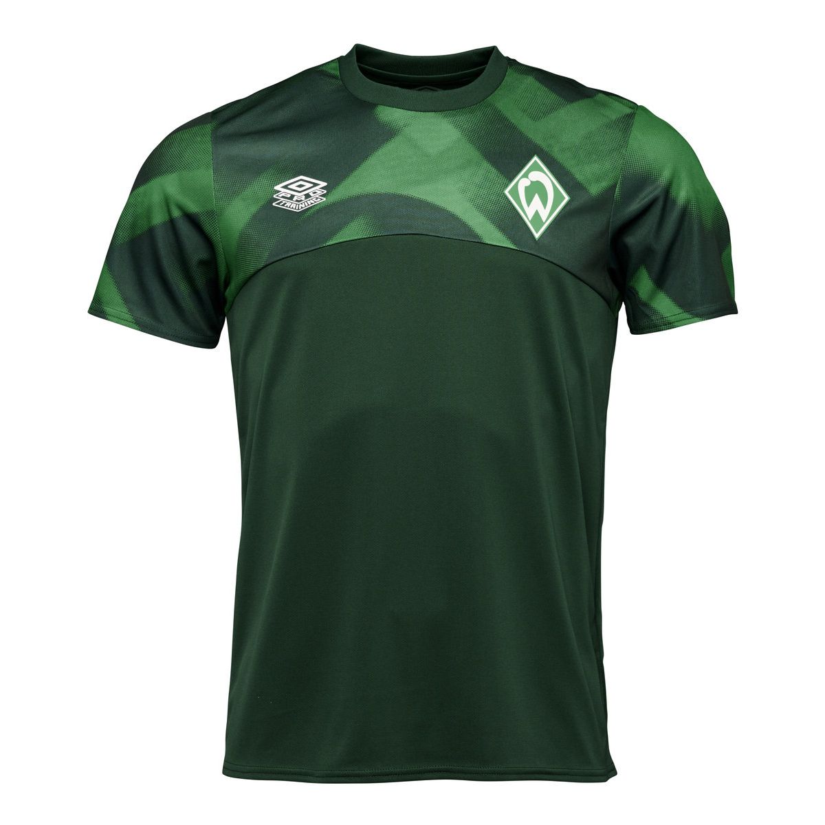 Green / Green Umbro Teamwear - Umbro Werder Bremen Football 22/23 Warm Up Jersey Football Jersey | CA-23570