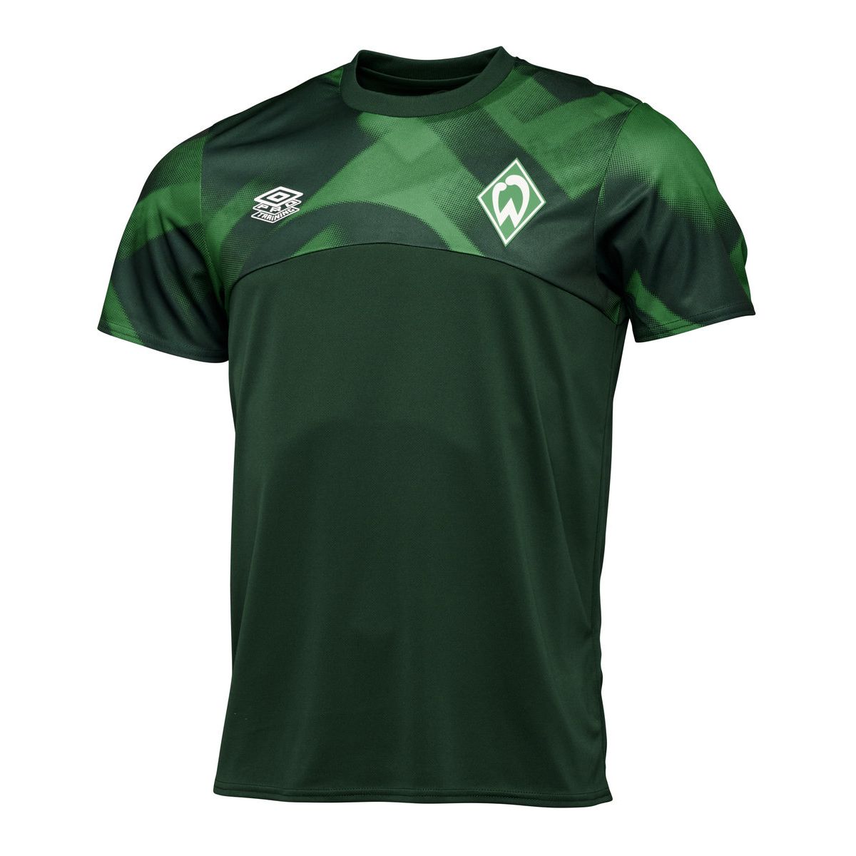 Green / Green Umbro Teamwear - Umbro Werder Bremen Football 22/23 Warm Up Jersey Football Jersey | CA-23570