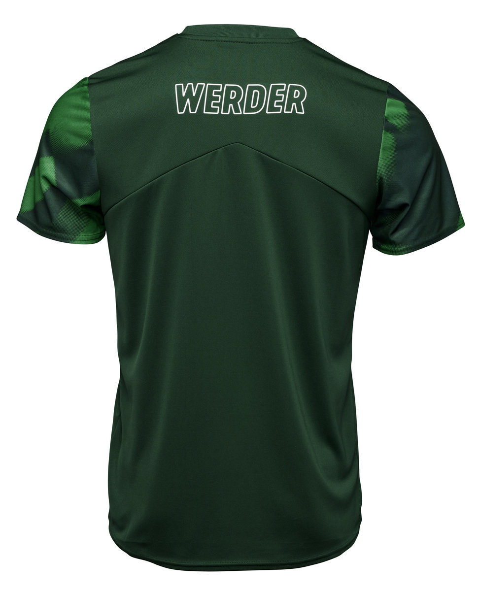 Green / Green Umbro Teamwear - Umbro Werder Bremen Football 22/23 Warm Up Jersey Junior Football Jersey | CA-67480