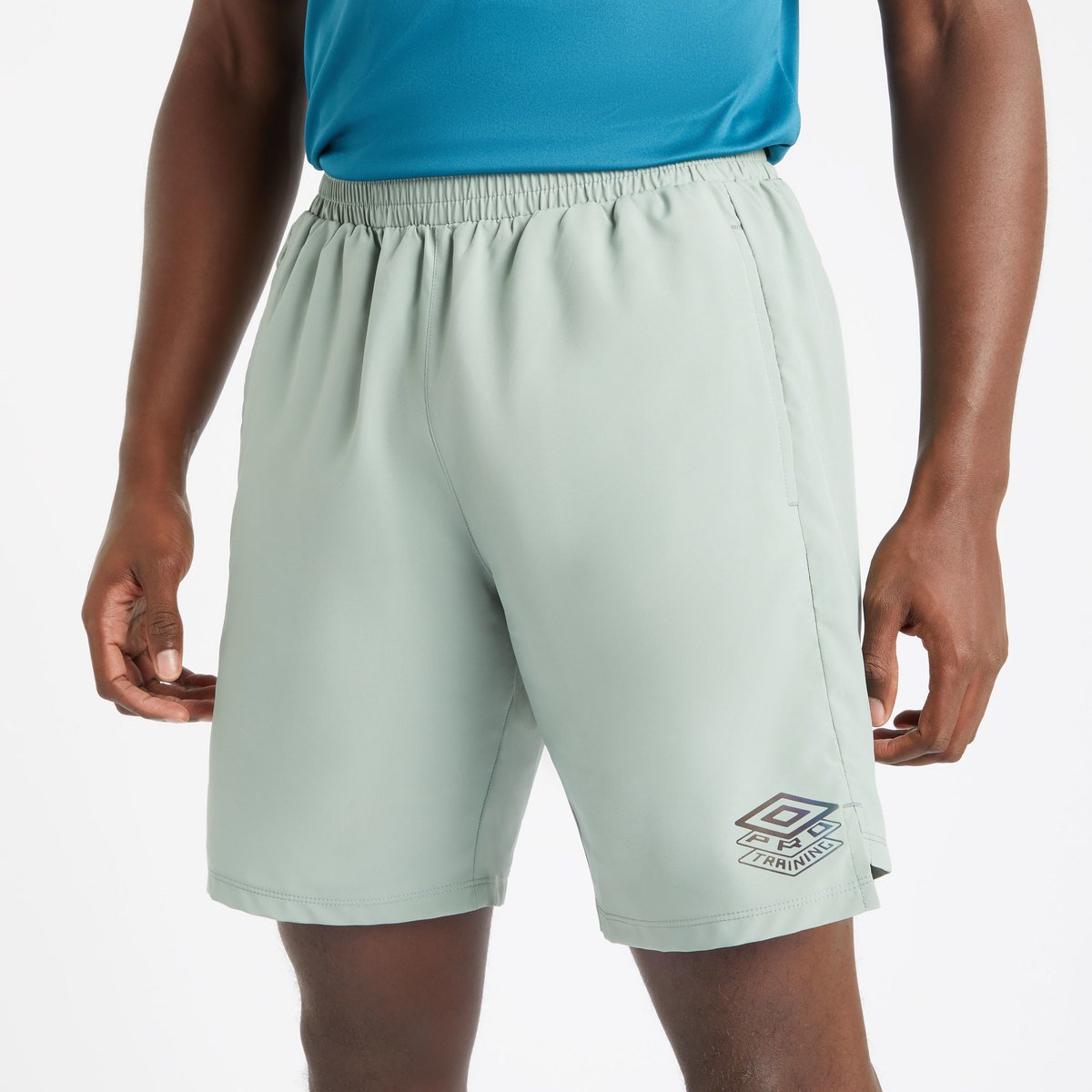 Green Men's Umbro Pro Training Woven Short Shorts | CA-58855