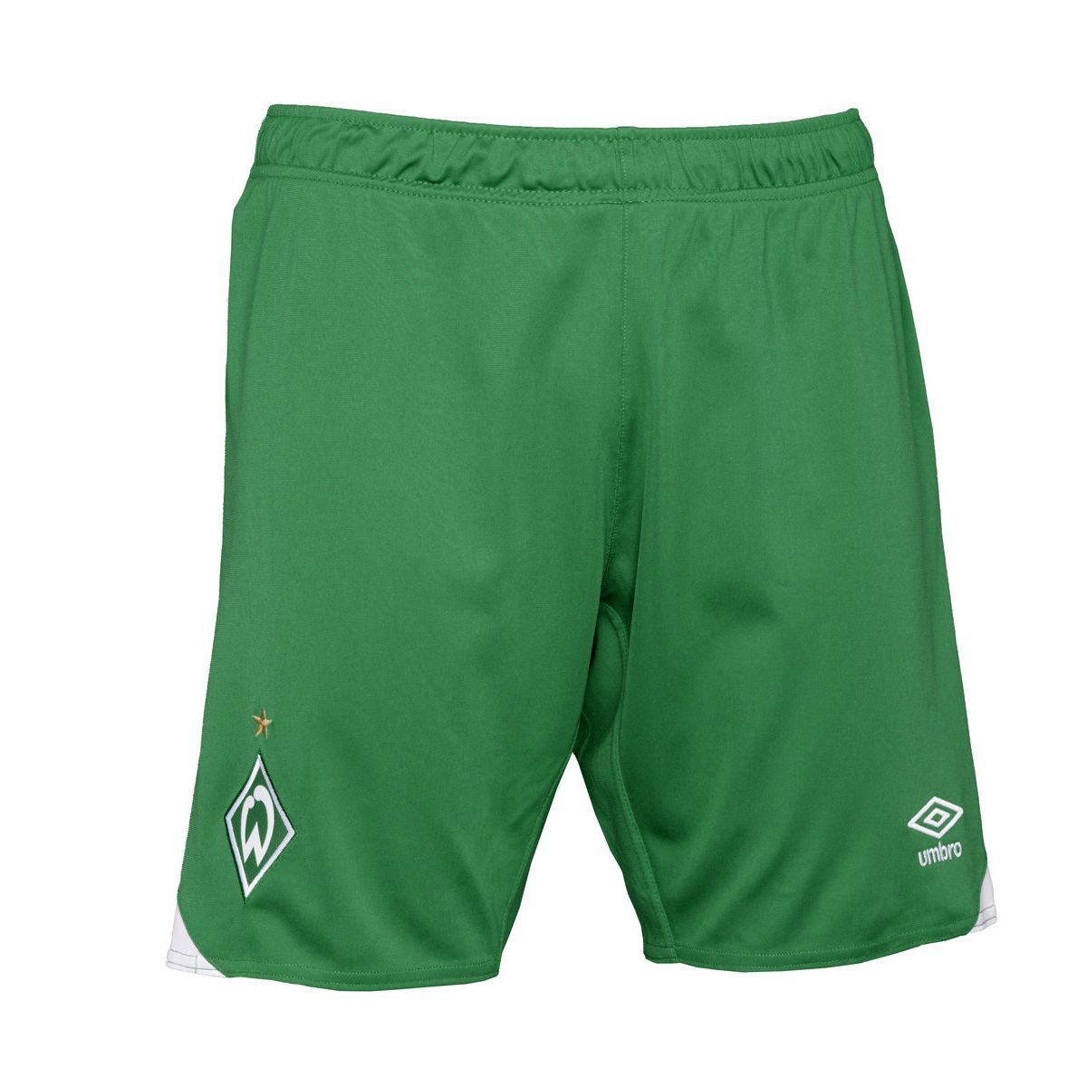 Green Umbro Teamwear - Umbro Werder Bremen Football 22/23 Home Short Football Shorts | CA-16938