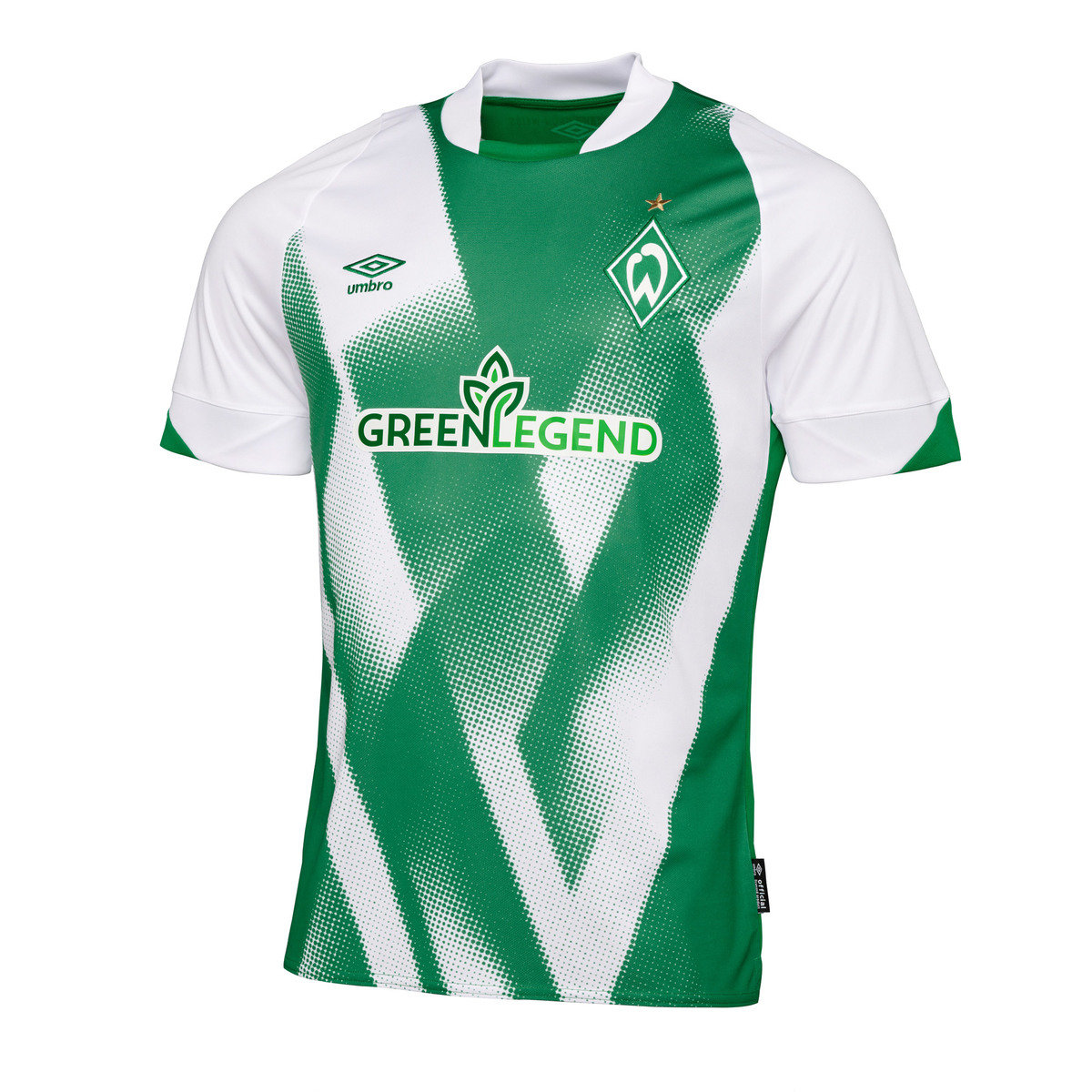 Green / White Umbro Teamwear - Umbro Werder Bremen Football 22/23 Home Jersey Football Jersey | CA-05496