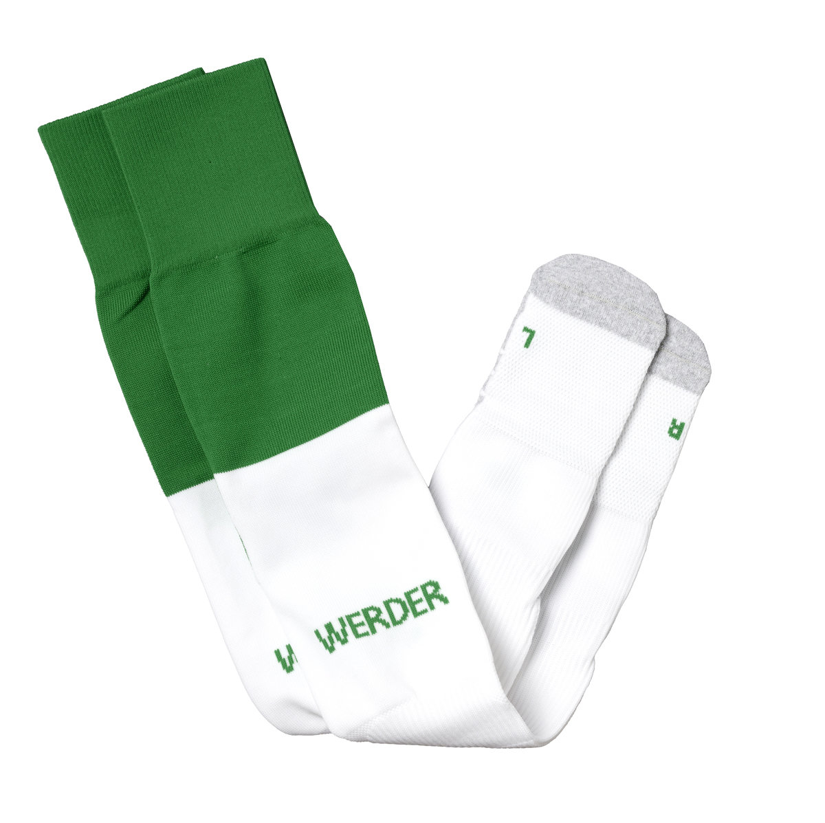 Green / White Umbro Teamwear - Umbro Werder Bremen Football 22/23 Home Sock Junior Football Socks | CA-79811