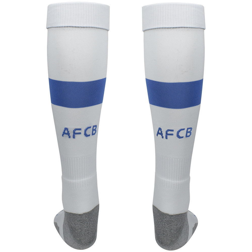 Grey / Blue Umbro Teamwear - Umbro AFC Bournemouth Football 22/23 Away Sock Football Socks | CA-19498