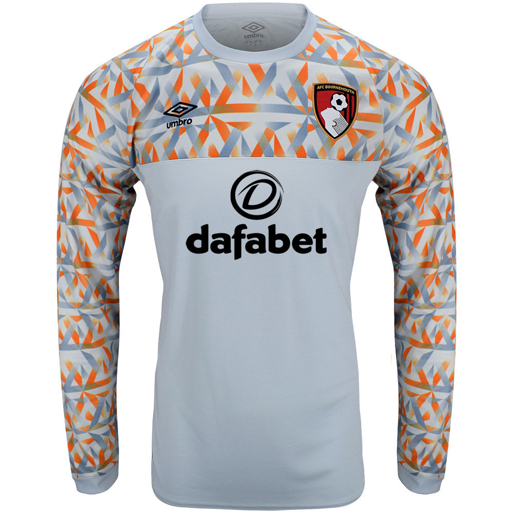 Grey / Orange Umbro Teamwear - Umbro AFC Bournemouth Football 22/23 GK Change Jersey Football Jersey | CA-19668