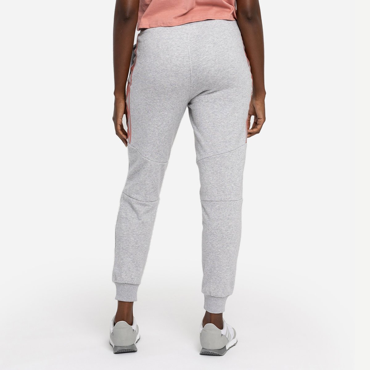 Grey / Rose Women's Umbro Diamond Taped Jog Pant Trousers | CA-93955