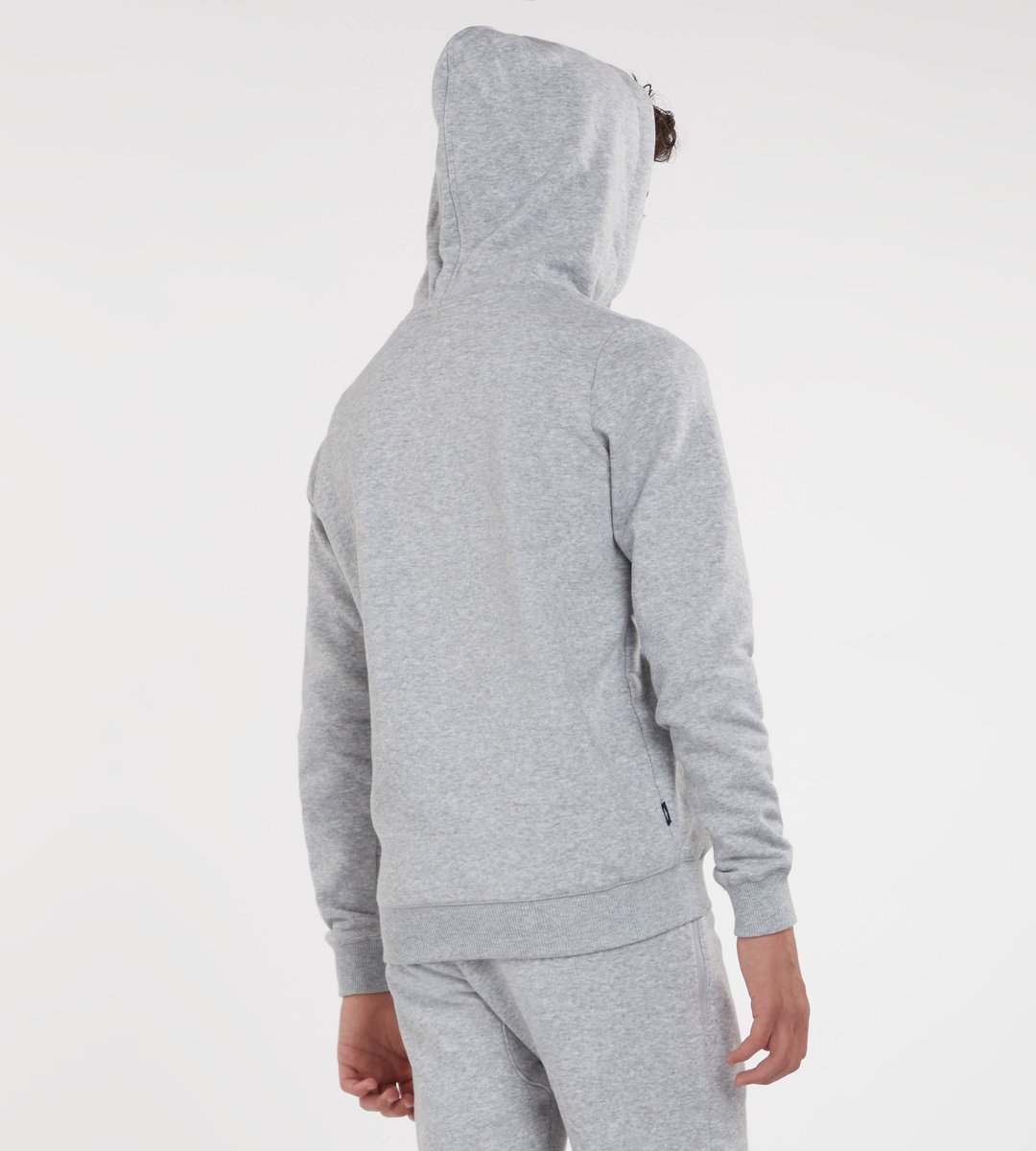 Grey / White Kids' Umbro Club Leisure Hoody Junior Hoodies | CA-11968