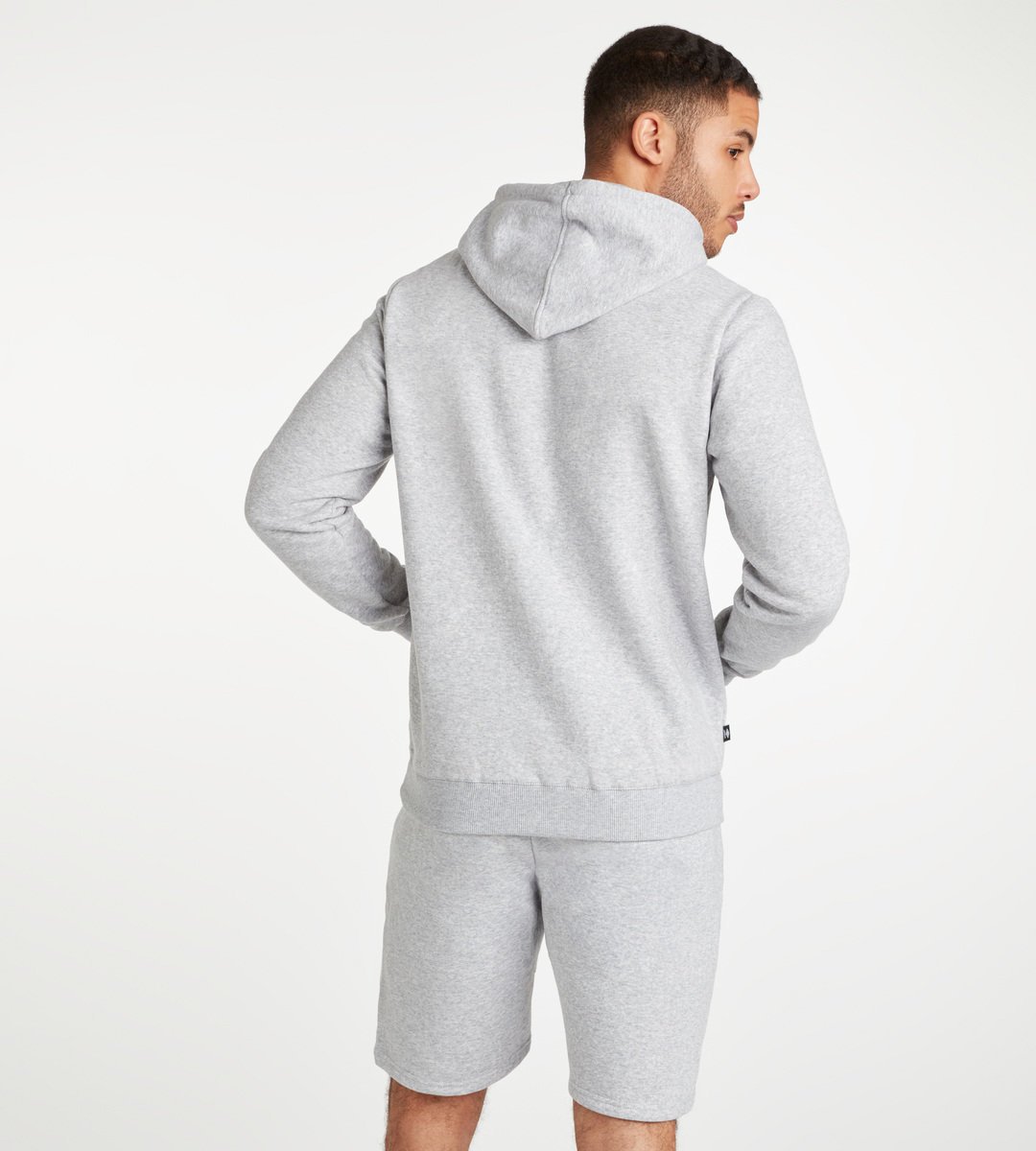 Grey / White Men's Umbro Club Leisure Hoody Hoodies | CA-14749