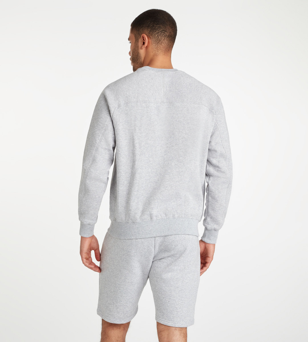 Grey / White Men's Umbro Club Leisure Sweat Sweatshirts | CA-71123