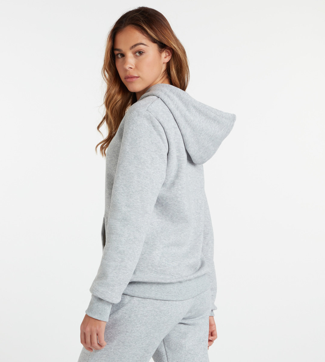 Grey / White Women's Umbro Club Leisure Hoody Hoodies | CA-19573