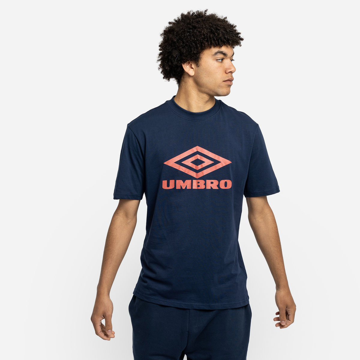 Indigo Men\'s Umbro Diamond Logo Tee T Shirts | CA-12997